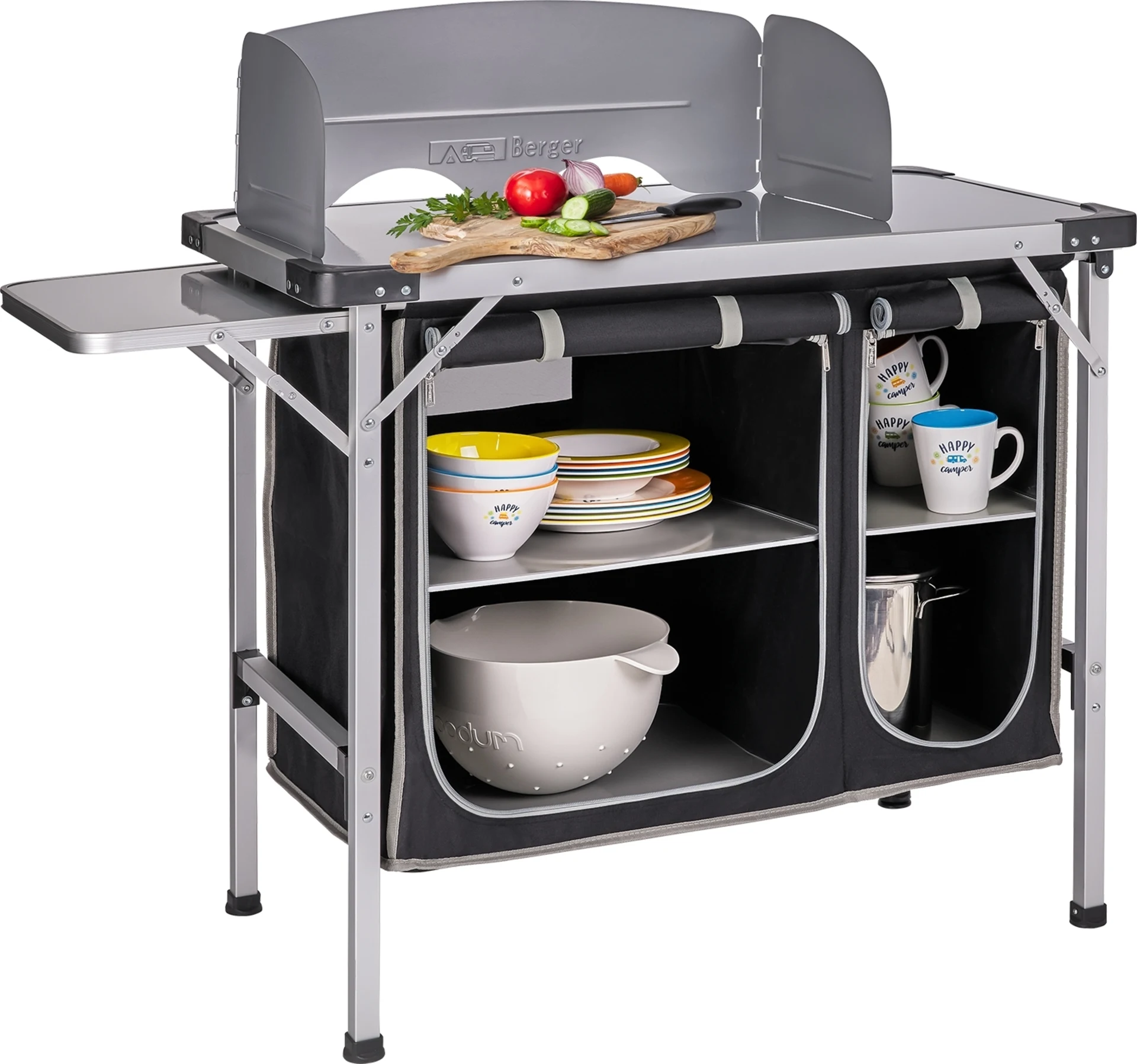 Berger Diego Armoire de cuisine 4 compartiments