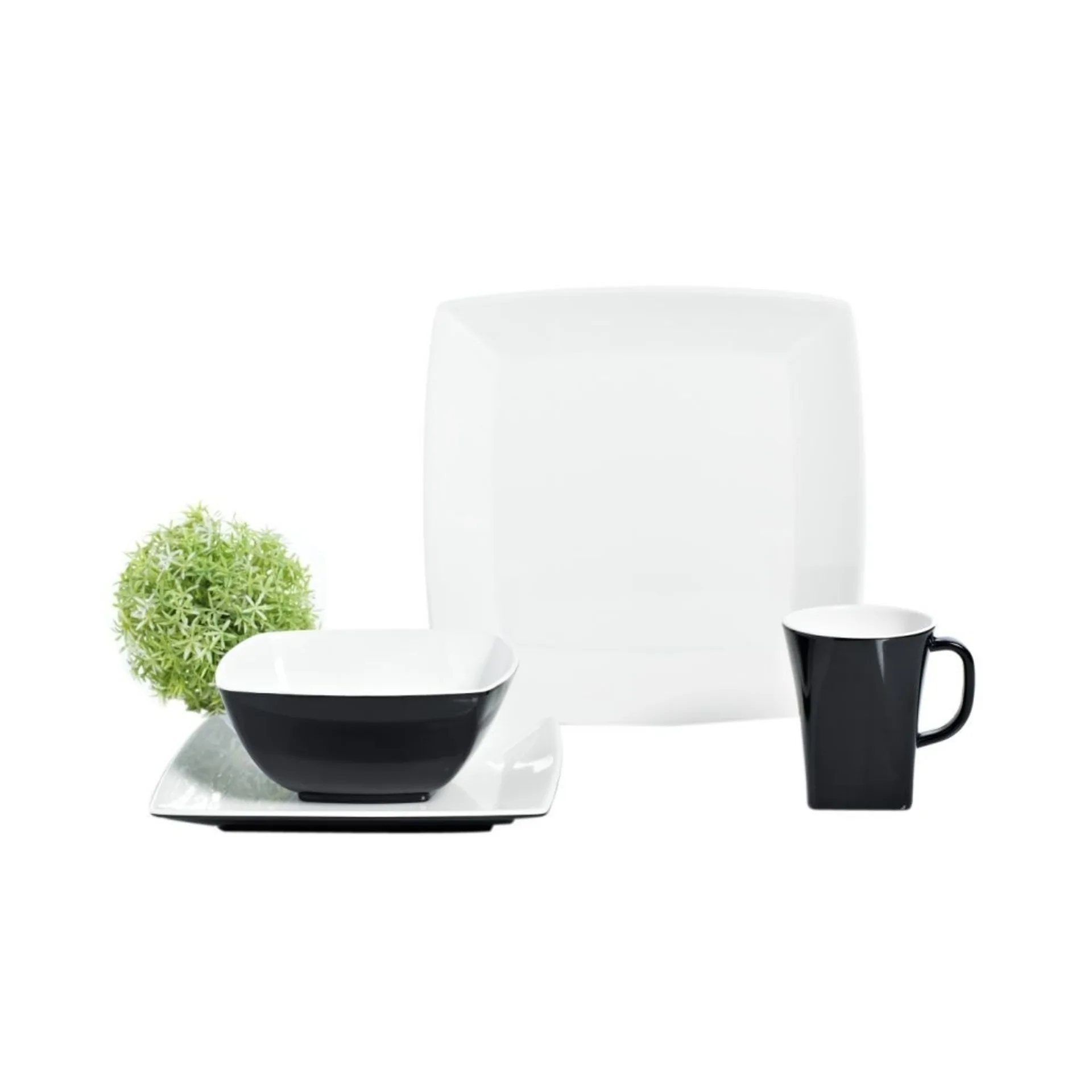 Gimex Quadrato Melamin Geschirr-Set 16 tlg.