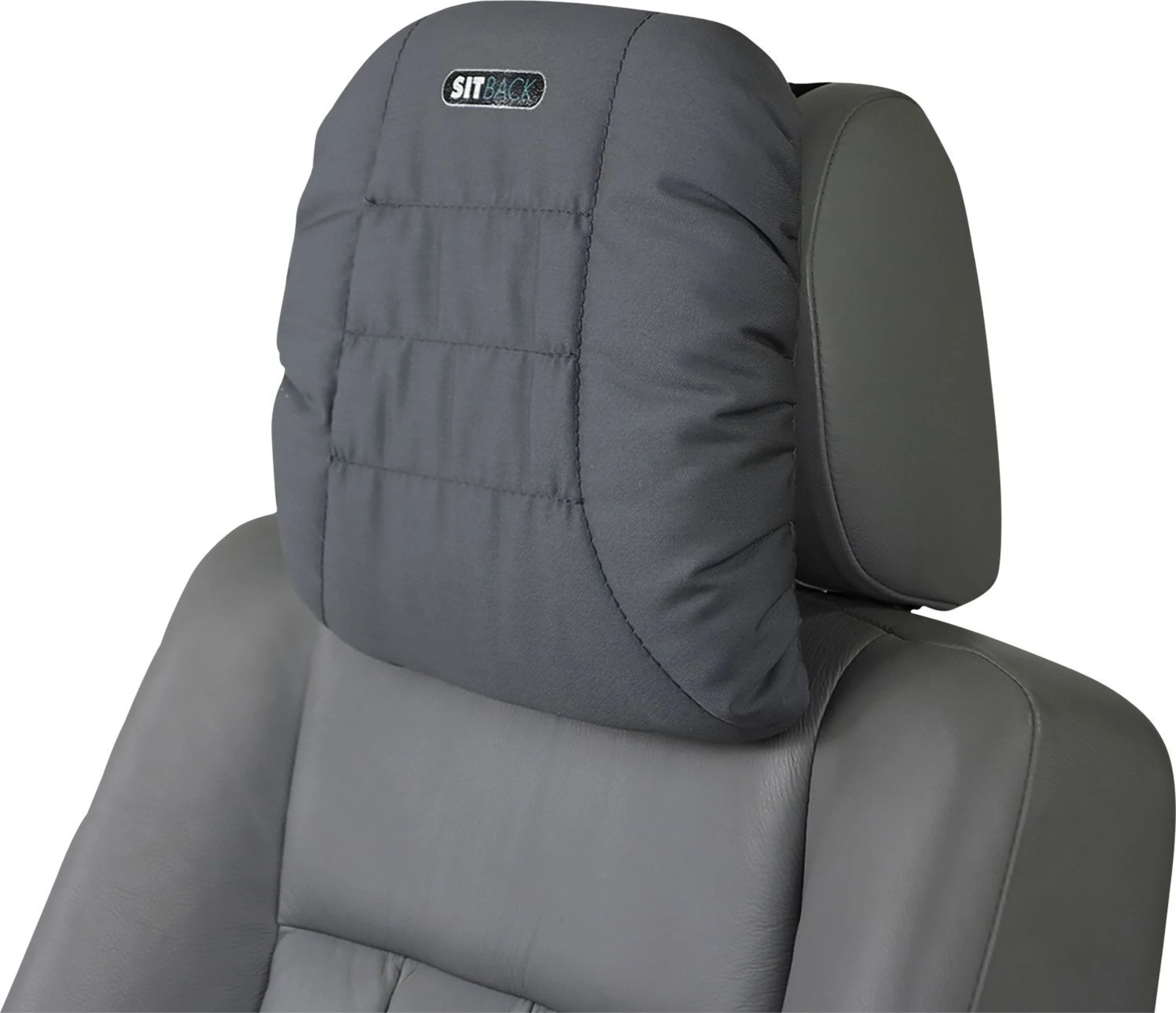 Sitback Neck coussin d'appui-tête en tissu gris