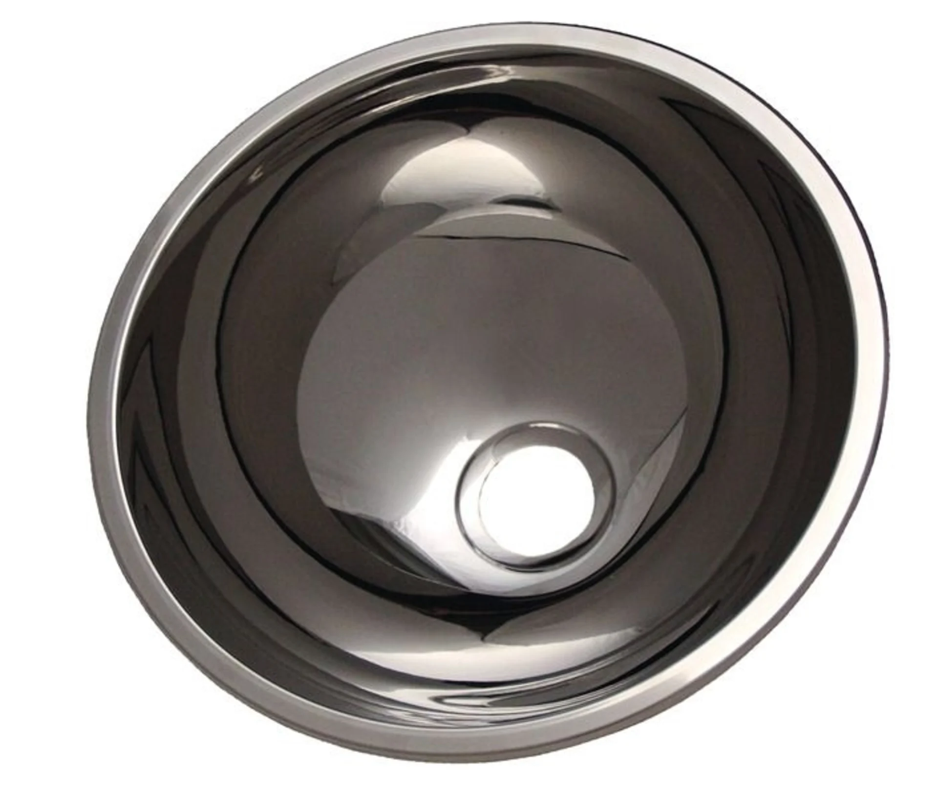 Evier rond en acier inoxydable 26cm