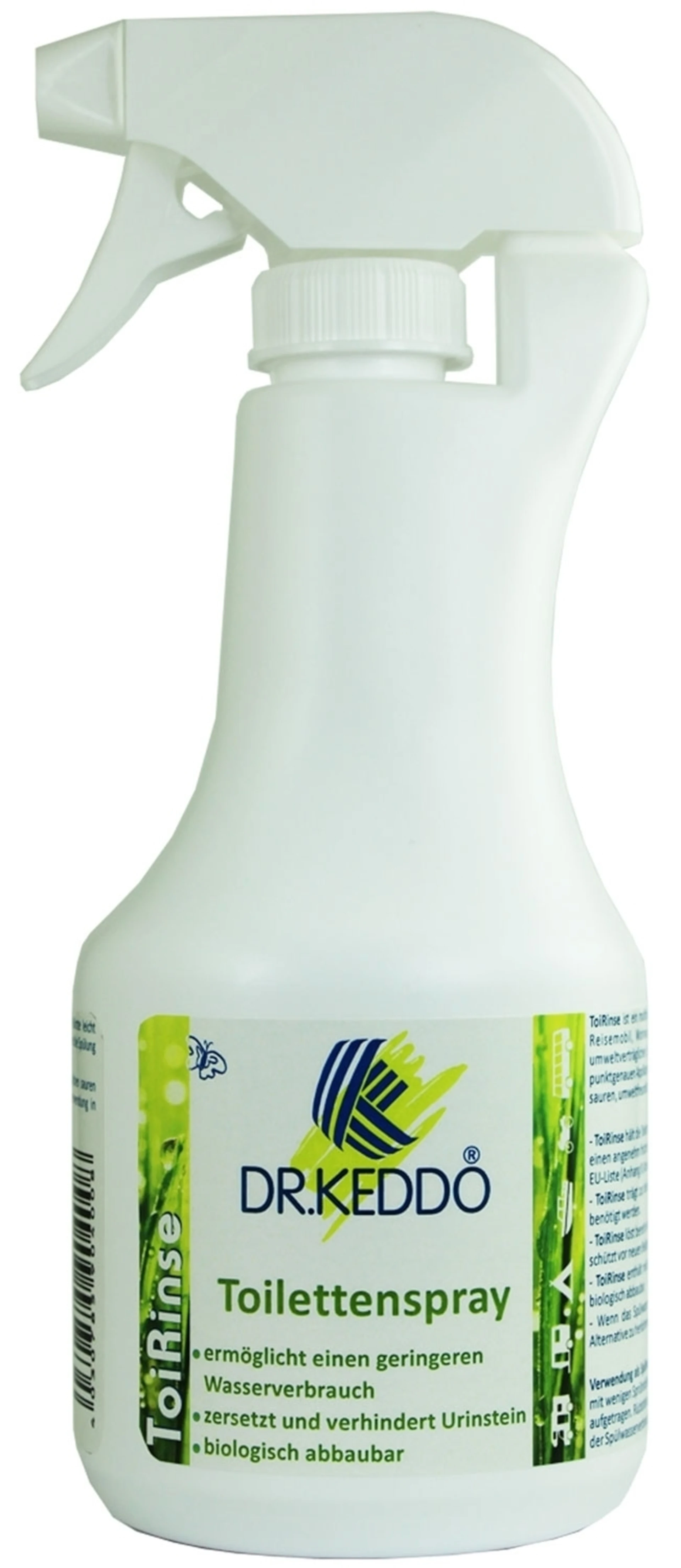 Dr. Keddo ToiRinse Spray nettoyant pour toilettes 500 ml