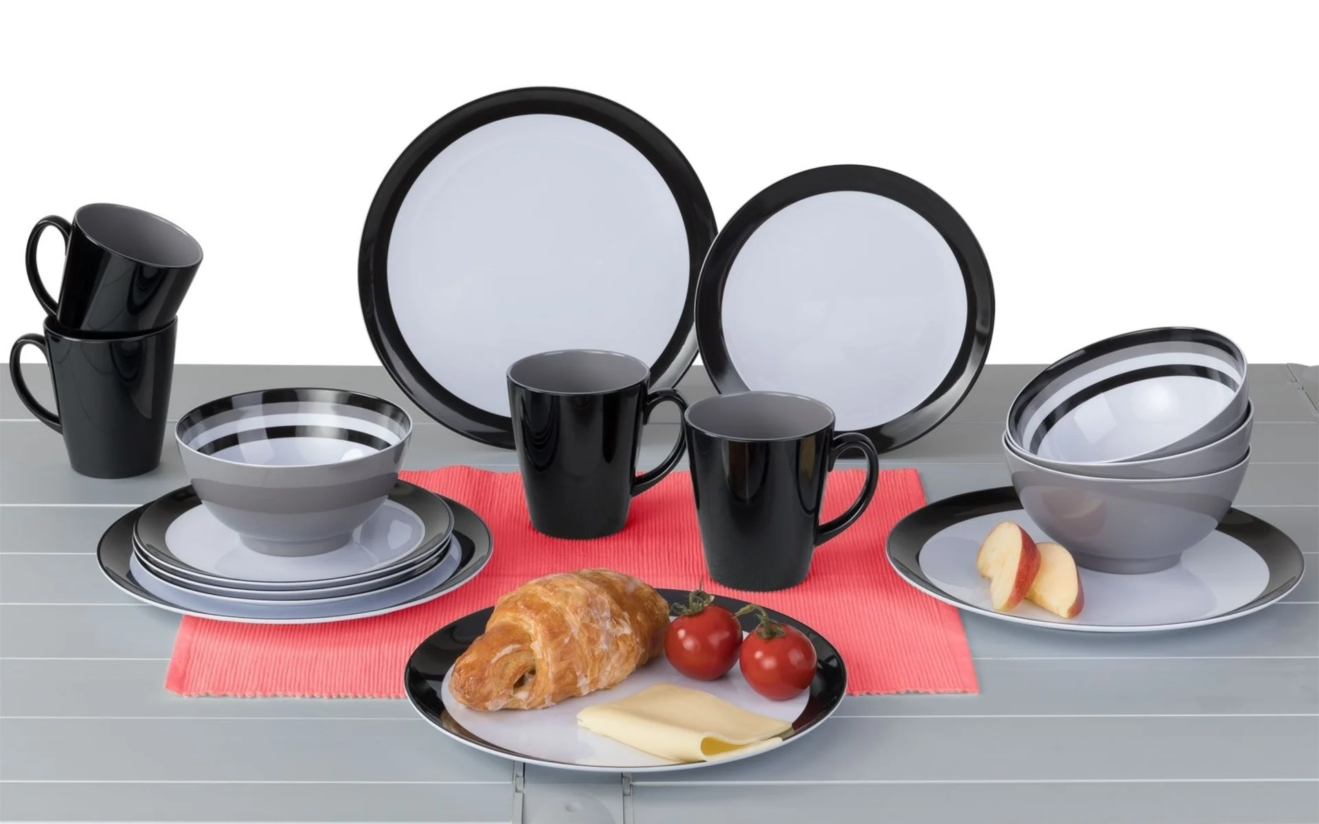 Berger Valiana set de vaisselle en mélamine 16 pcs.