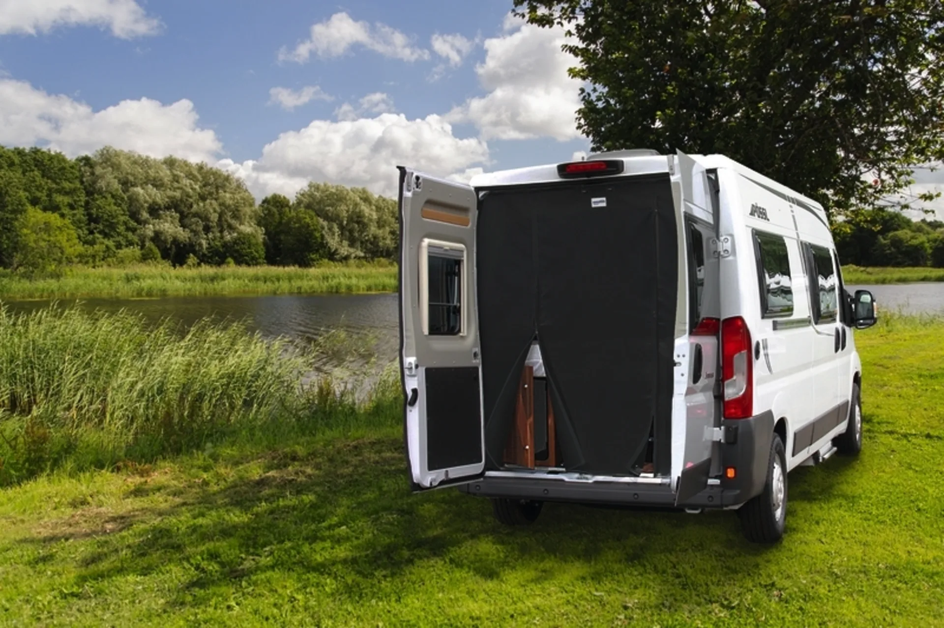 Hindermann Insektenschutzvorhang Hecktür Fiat Ducato ab Bj. 2007 Standard