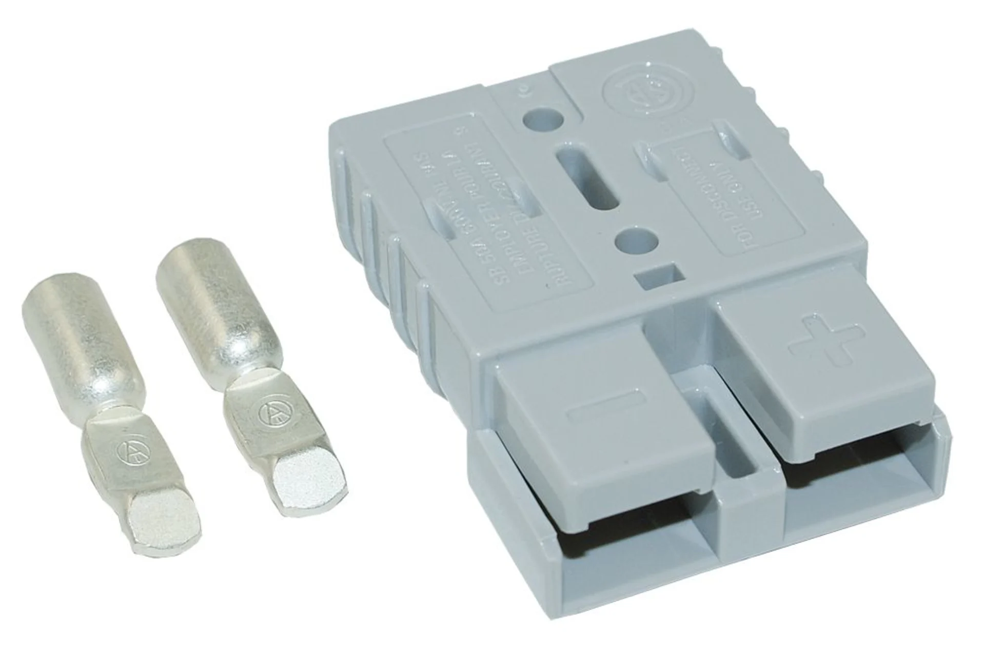 1 Stk. Anderson Power Stecker 2-p. 10 mm2 grau 2-polig / 10mm2 / 25 A