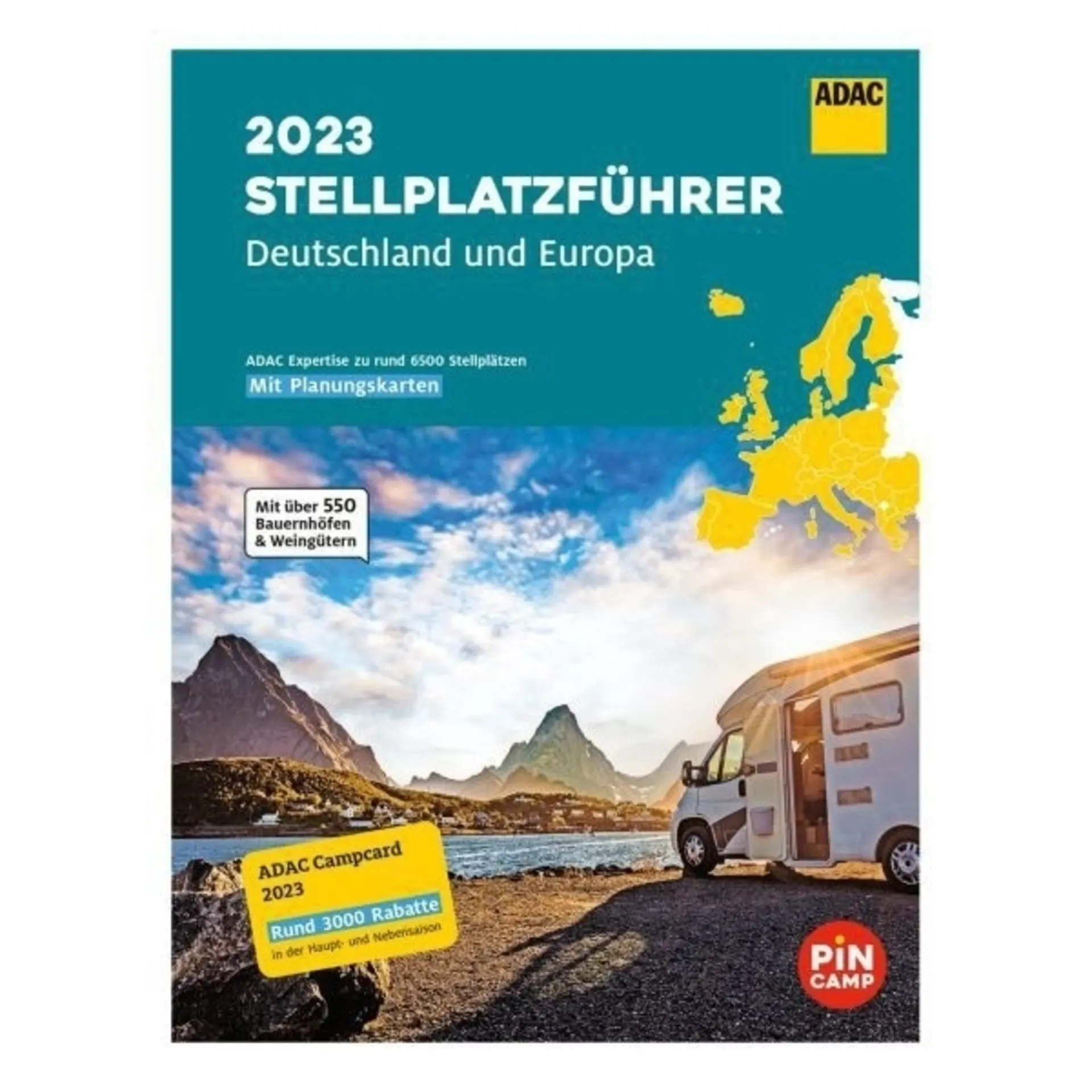 ADAC Stellplatzführer Deutschland & Europa 2022
