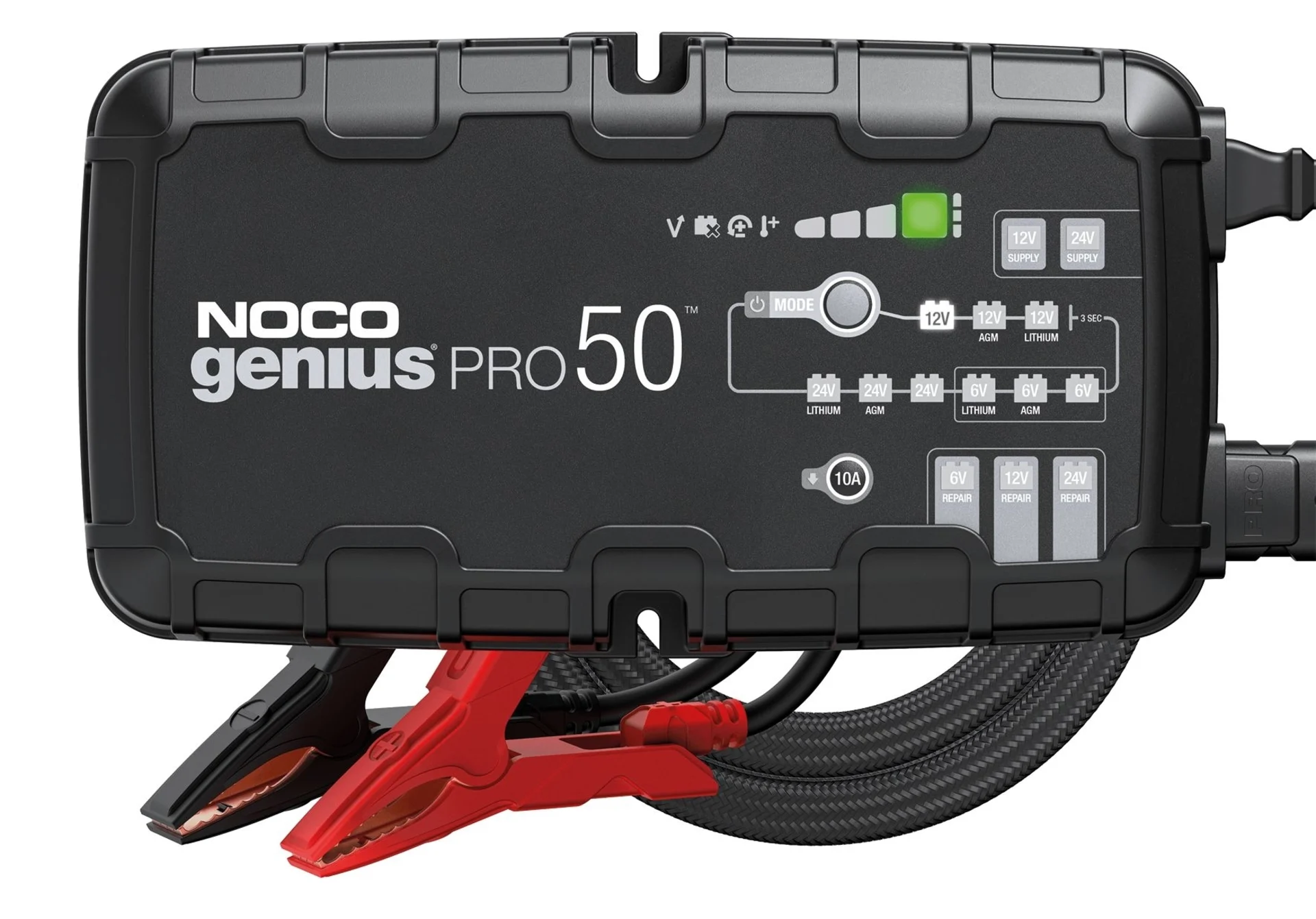 NOCO - Chargeur de batterie PRO50 6 / 12 V 50 A, 24 V 25 A