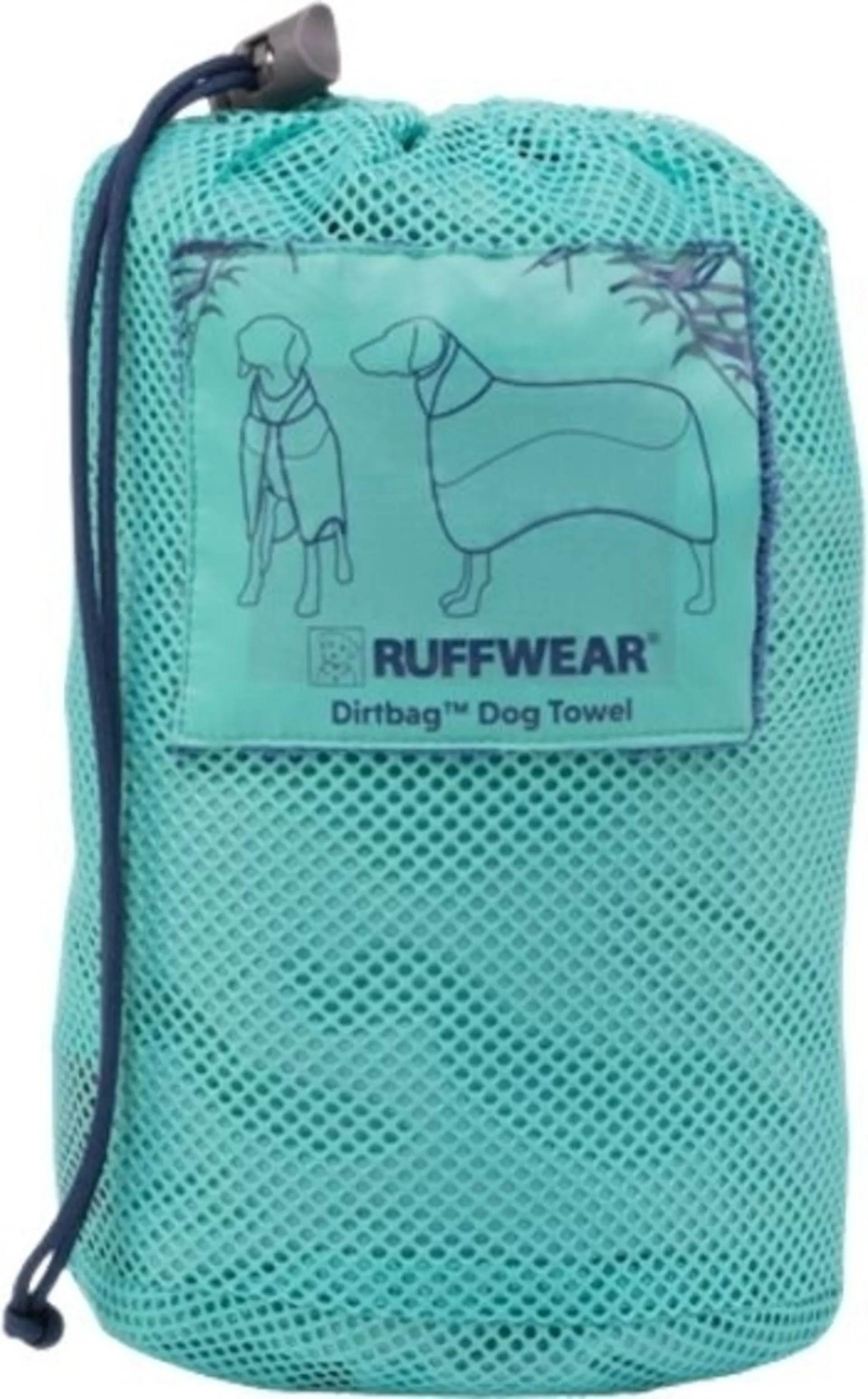 Ruffwear Dirtbag serviette pour chien Aurora Teal L