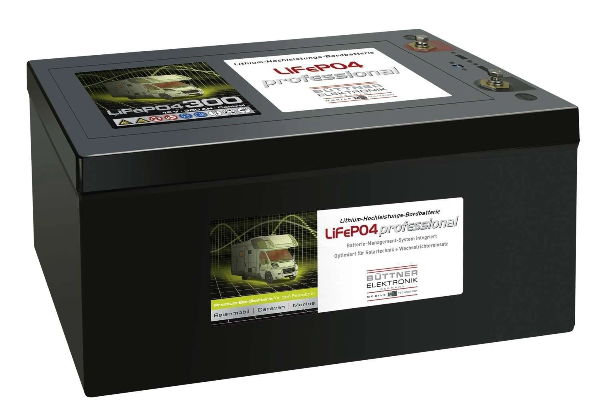 Büttner Elektronik MT Lithium-Power-Batterie Bord-Versorgungsbatterie Li-Ionen 300 AH