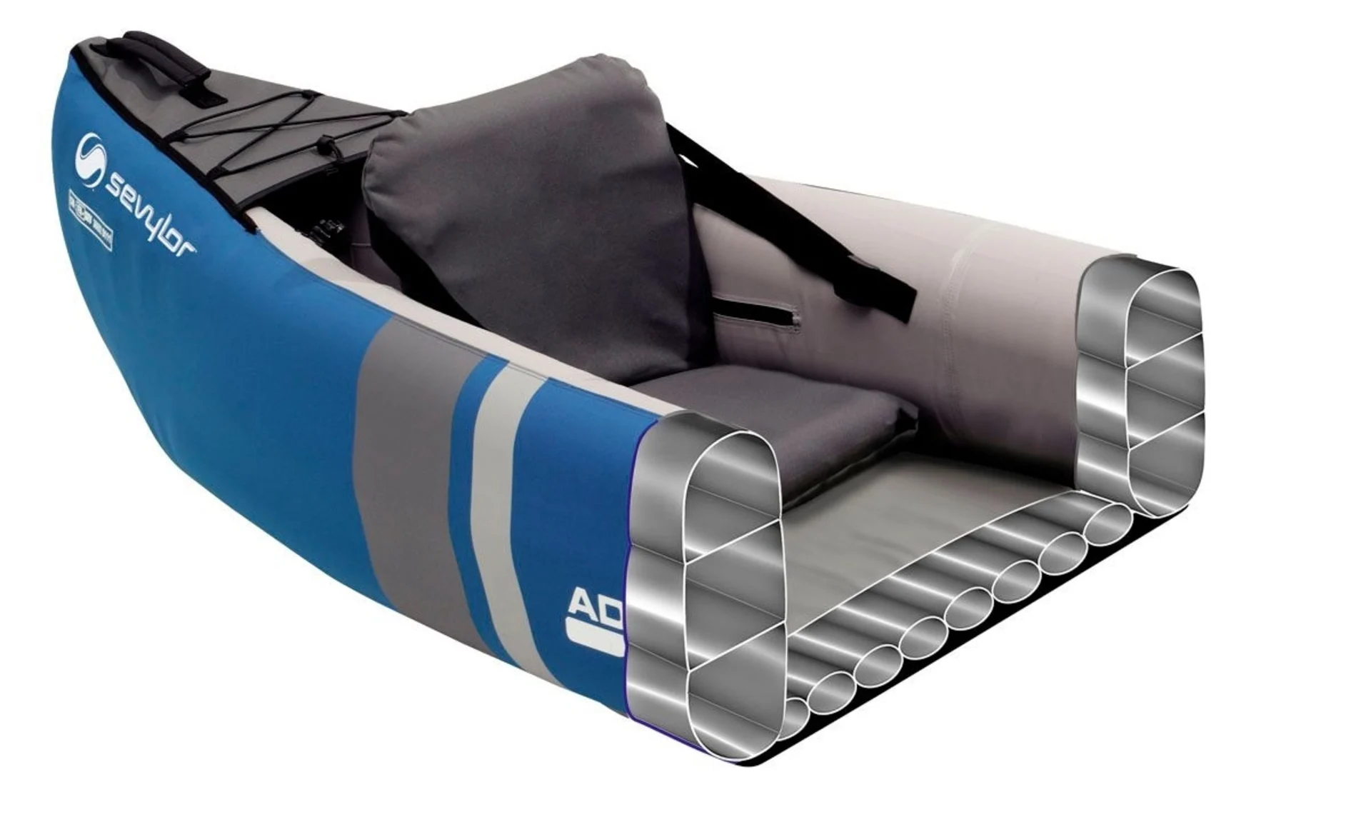 Sevylor Adventure aufblasbarer Kajak 2 Personen 314 x 88 cm Sevylor Adventure aufblasbarer Kajak 2 Personen 314 x 88 cm