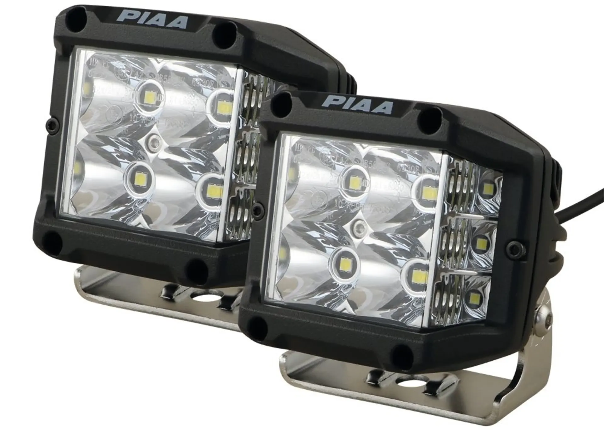 PIAA LED-Fernscheinwerfer Satz 12/24 V 4“ 97 × 89 × 73 mm, 3'540 × 2 lm, homologiert, Ref. 12.5