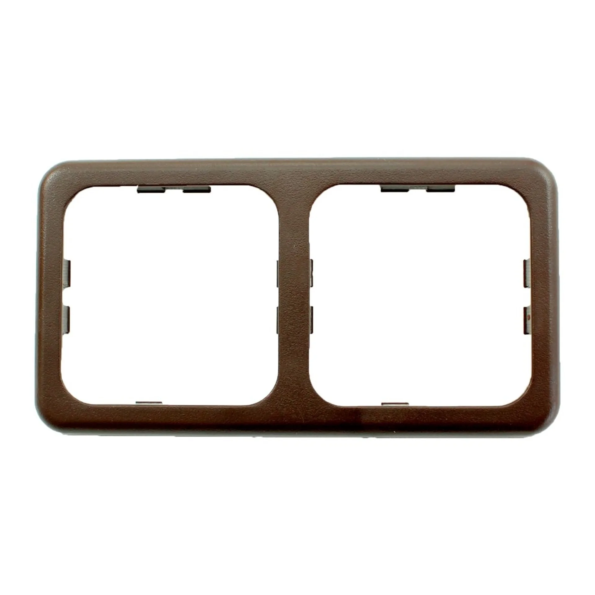 Cadre double étroit en marron