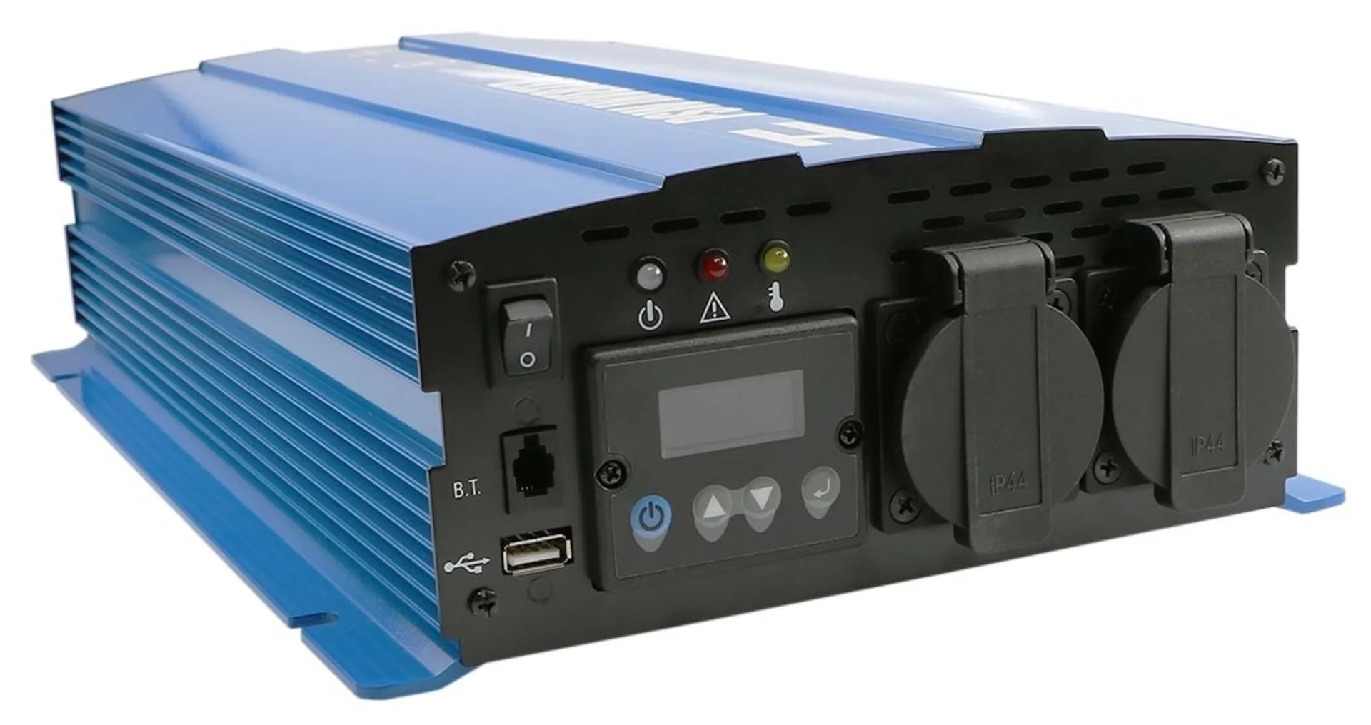Sinus-Wechselrichter mit LCD Display 12 -> 230 V 2’000 W