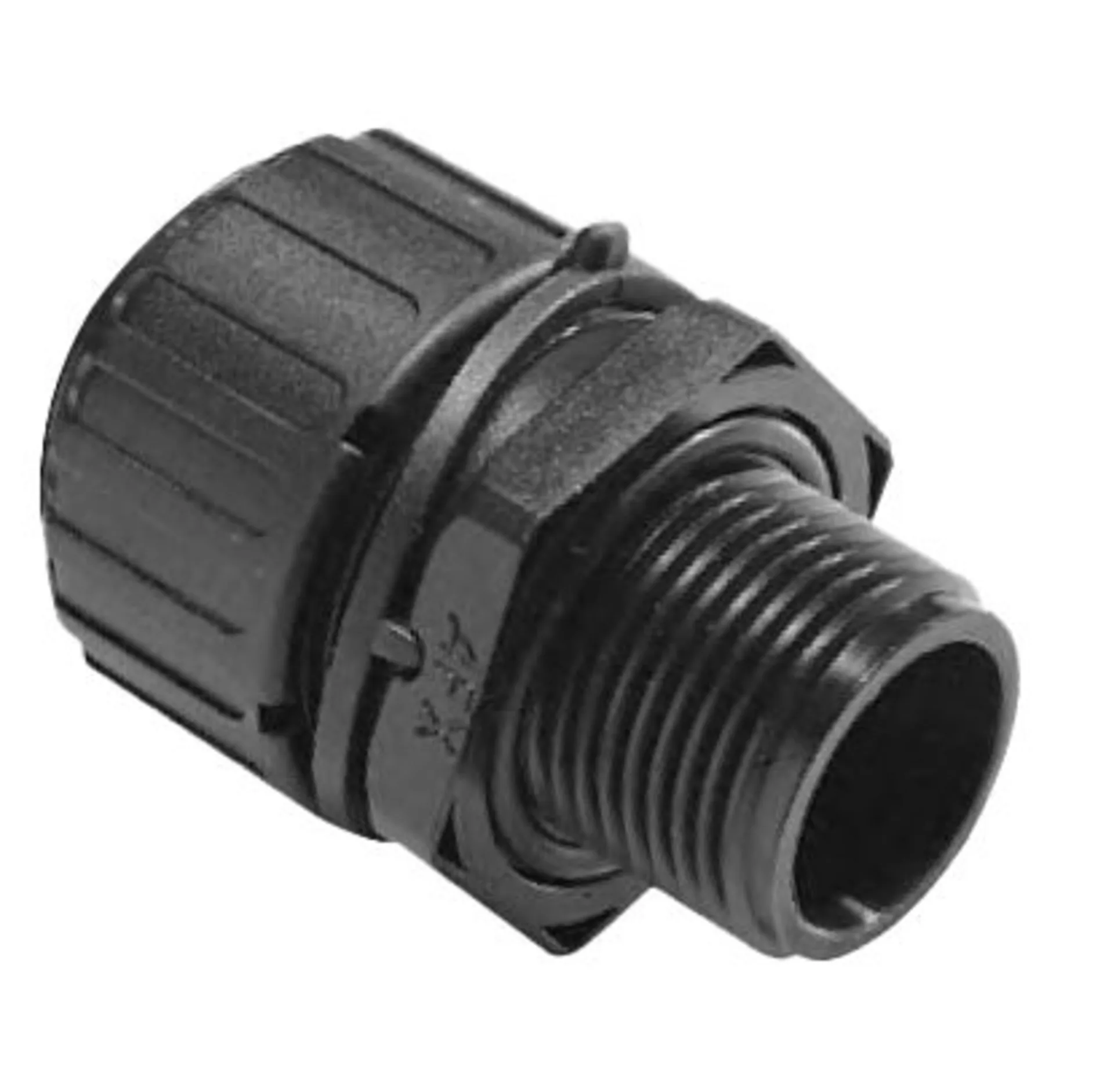 Harnessflex IP 68 Raccord pour tube ondulé M20 NC16/NW13 noir Avec filetage métrique M20