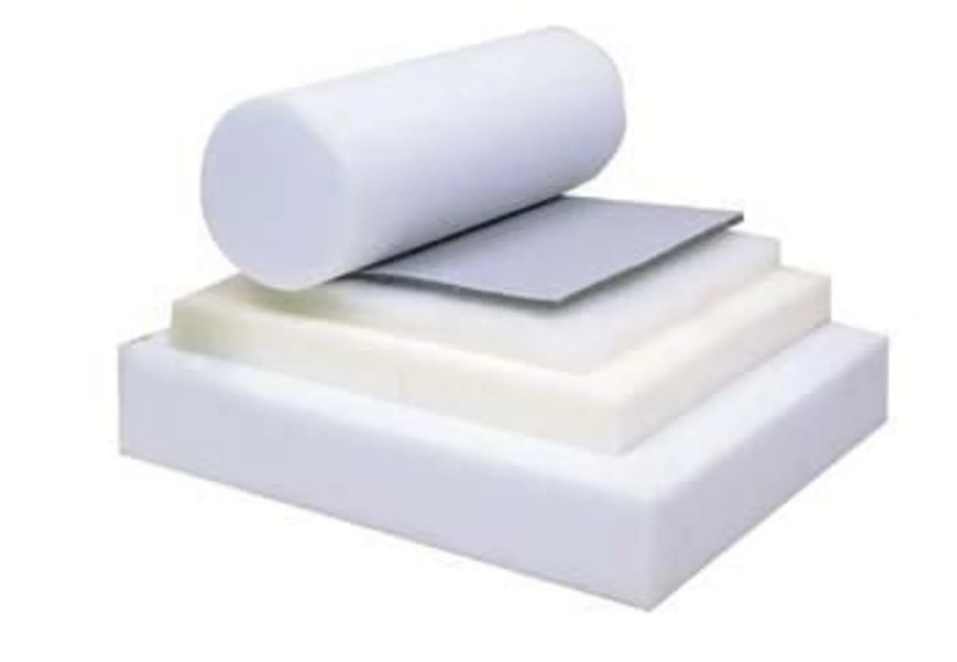 Spezial-Schaumstoff 200x150x10cm, 2-härtig 35/40 kg/m3, 46/60 Härte