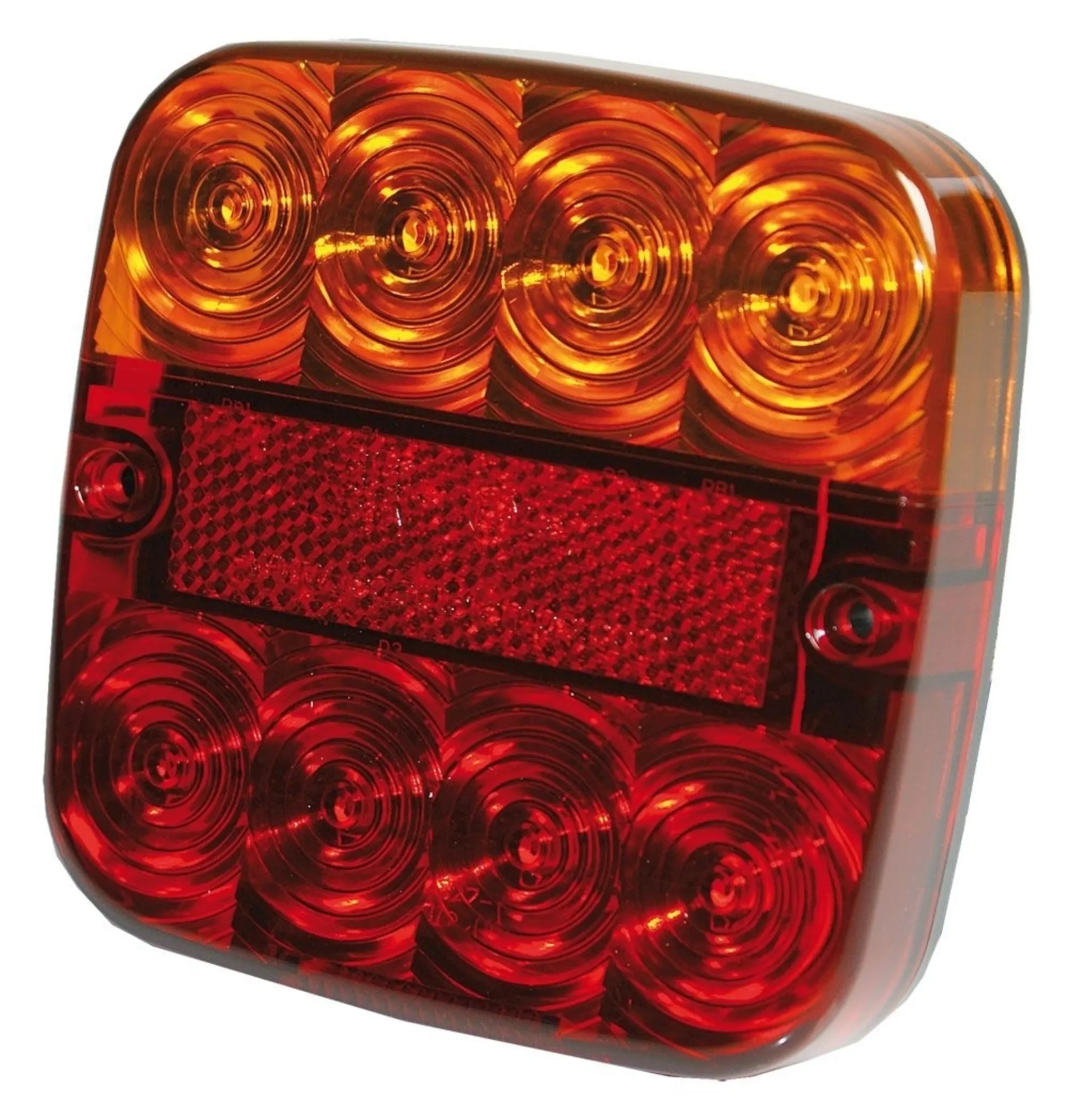 Feu arrière à LED 12/24 V L+R avec KZL