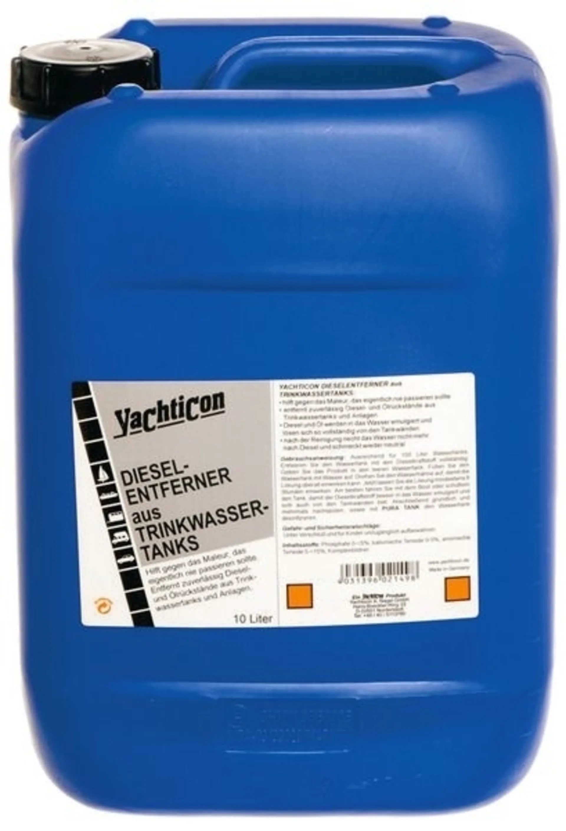 Réservoir d'eau fraîche Désinfectant pour diesel, 10 litres