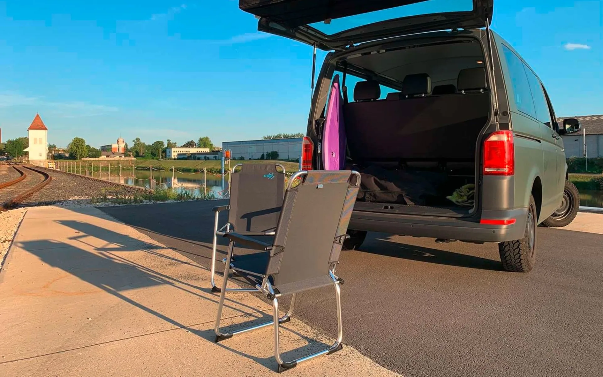 BusBoxx chairBOXX mit 2 Stühlen VW T5 / T6 Campingstuhlmodul
