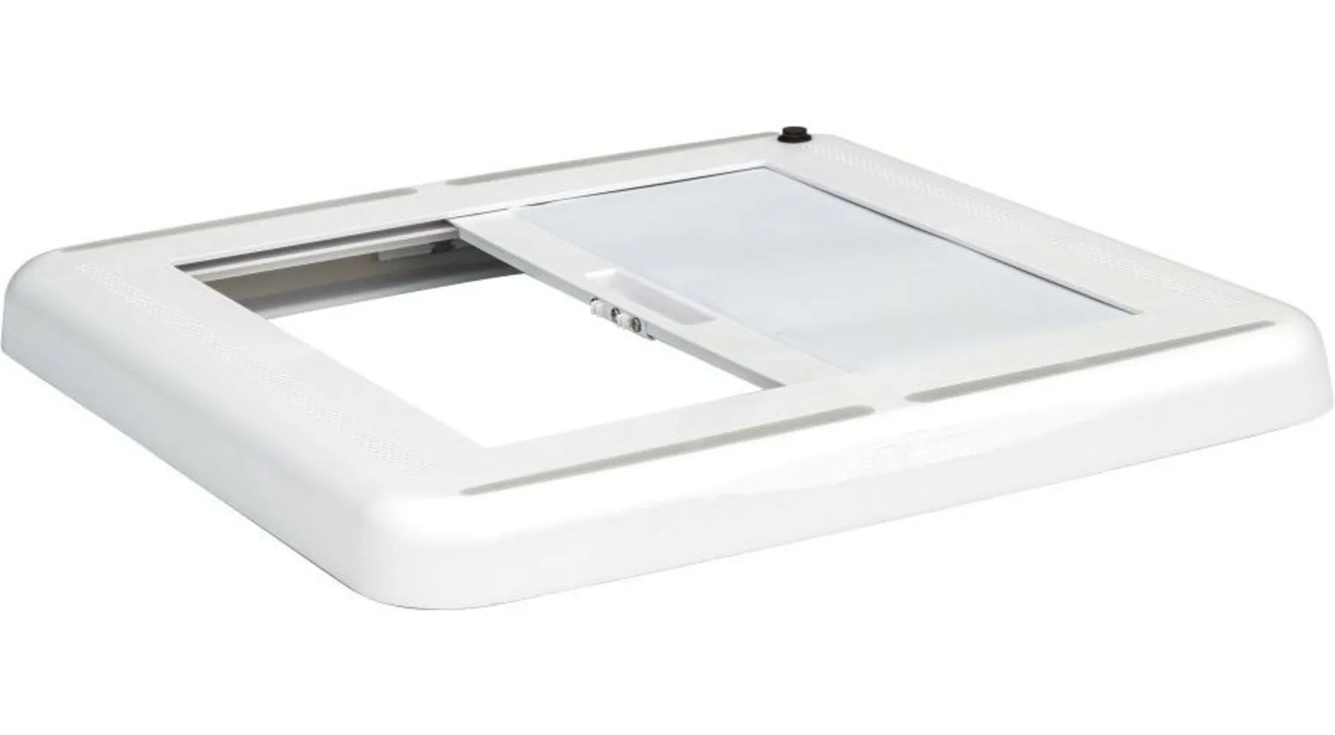 Store d'occultation Airxcel Maxxshade Plus pour aération de toit 356 x 356 mm, éclairage LED inclus