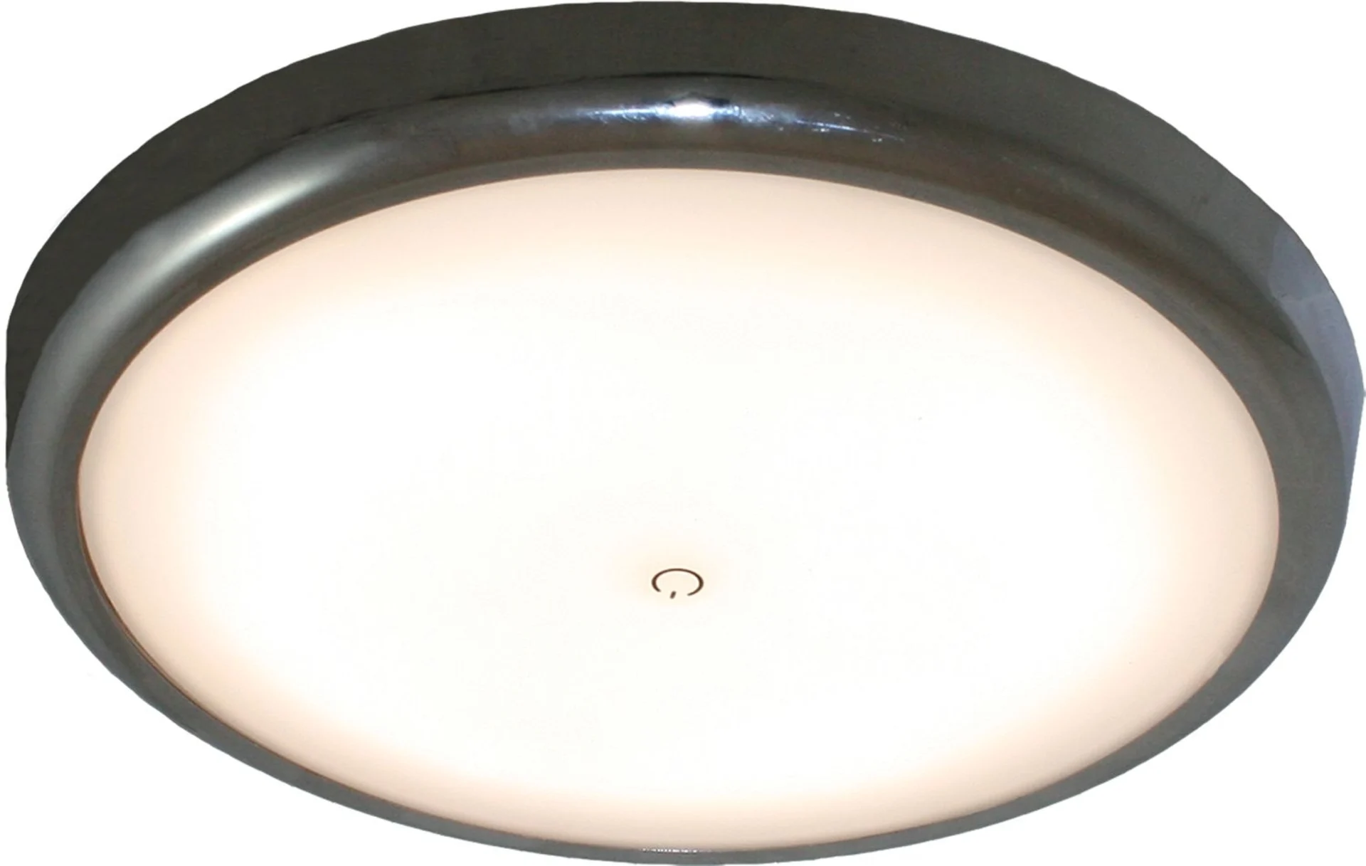 Haba Ossona Deckenleuchte LED chrom mit Touch Schalter rund 17,8 cm / 3 Lichtstufen / 12 V