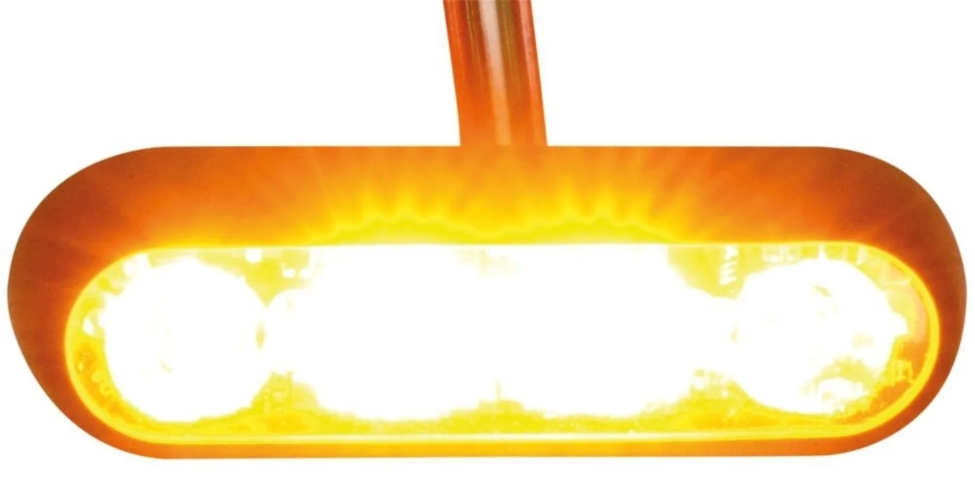 LED-Blitzleuchte gelb, ECE R65, Silikon