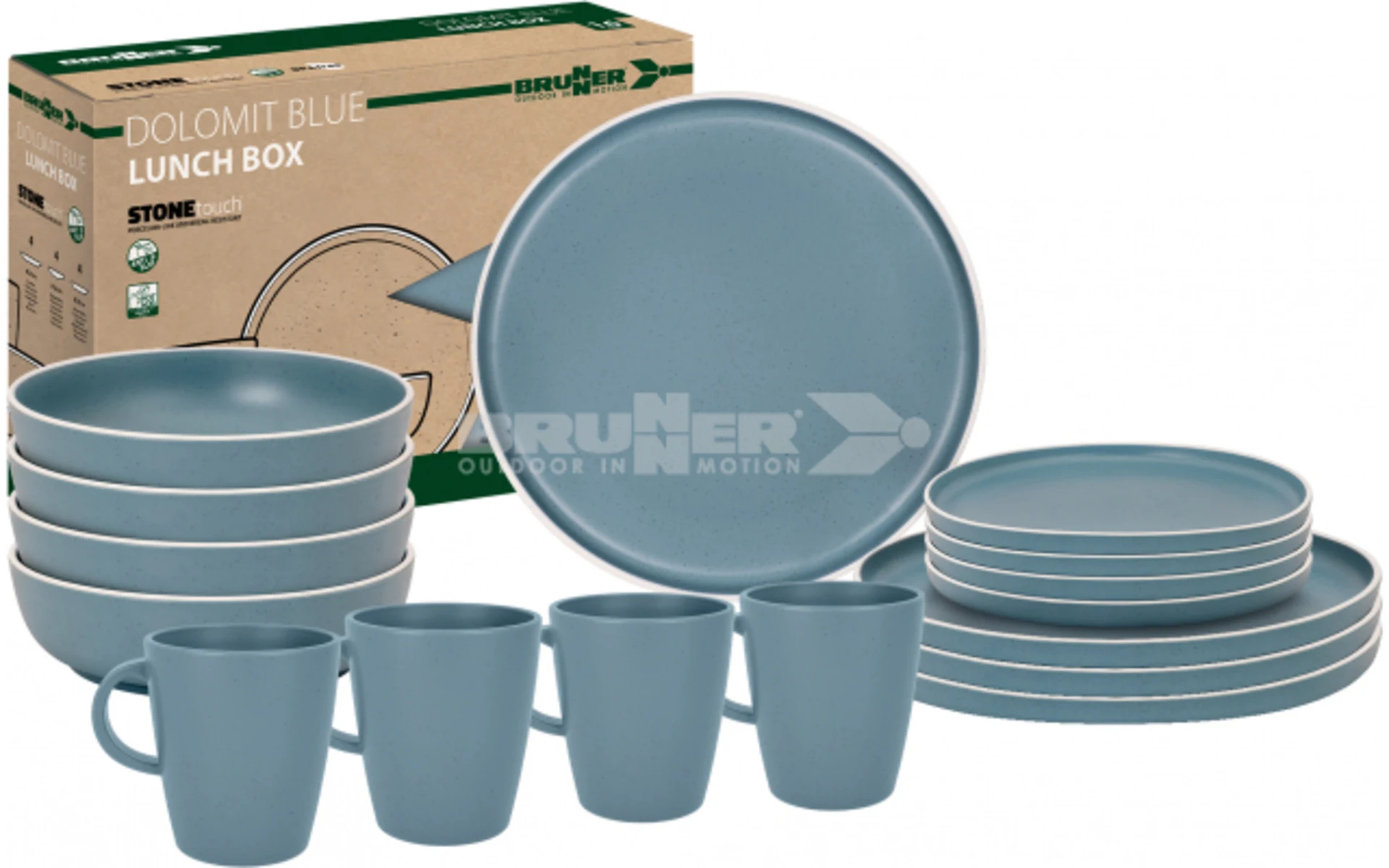 Lunch Box Dolomit Blue