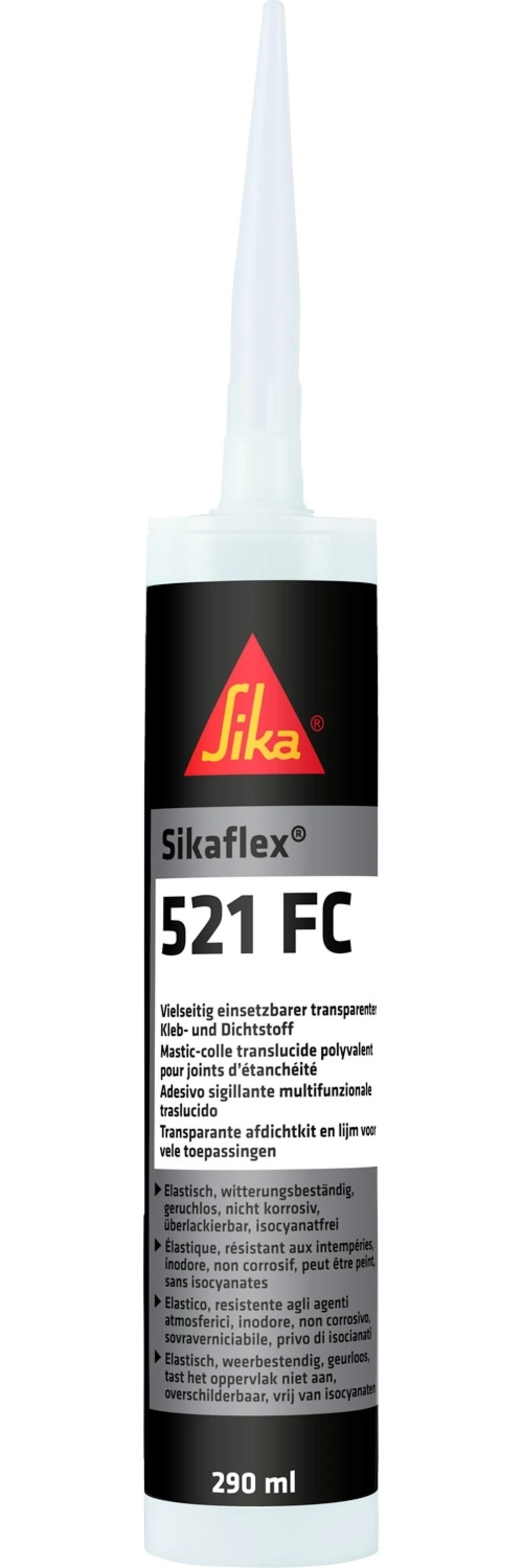 Sikaflex 521 FC Kleb- und Dichtmasse transparent 290 ml