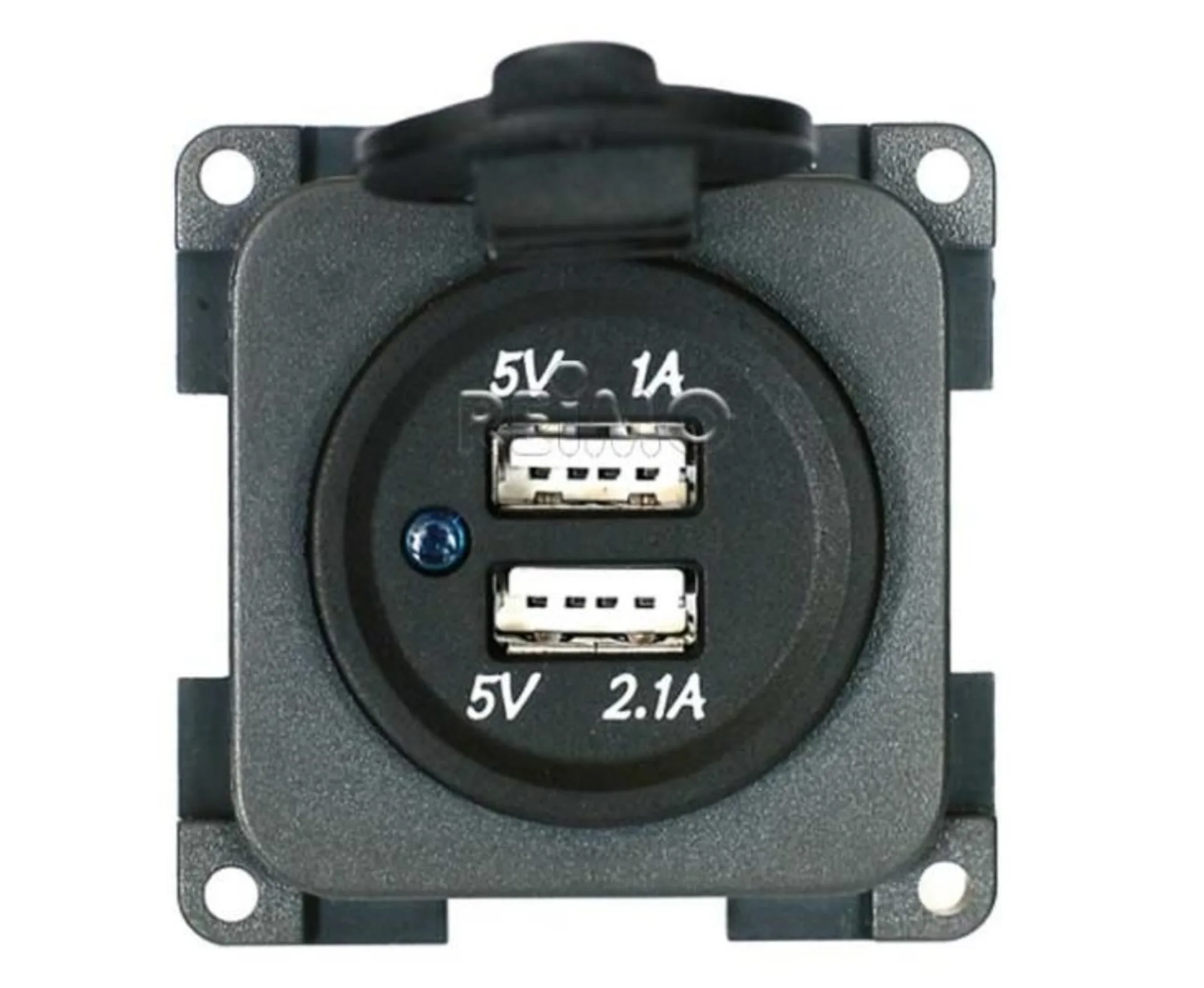 Double prise de charge USB 5V/1A et 5V/2.1A - Chargeur pour smartphones, tablettes et plus encore