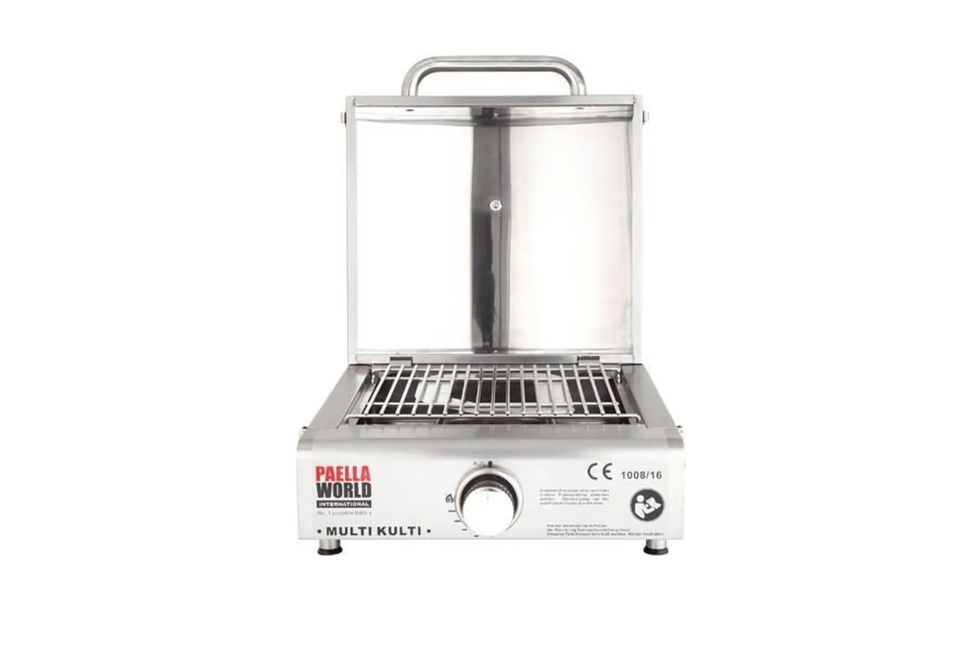 All Grill Multi Kulti Set 1 mit Zündsicherung Pizzastein und Gusspfanne