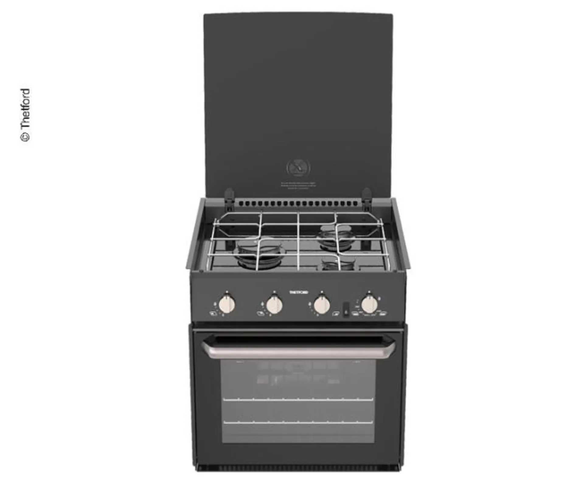 Triplex Backofen 36L, Gas, 3 Flamm-Kocher