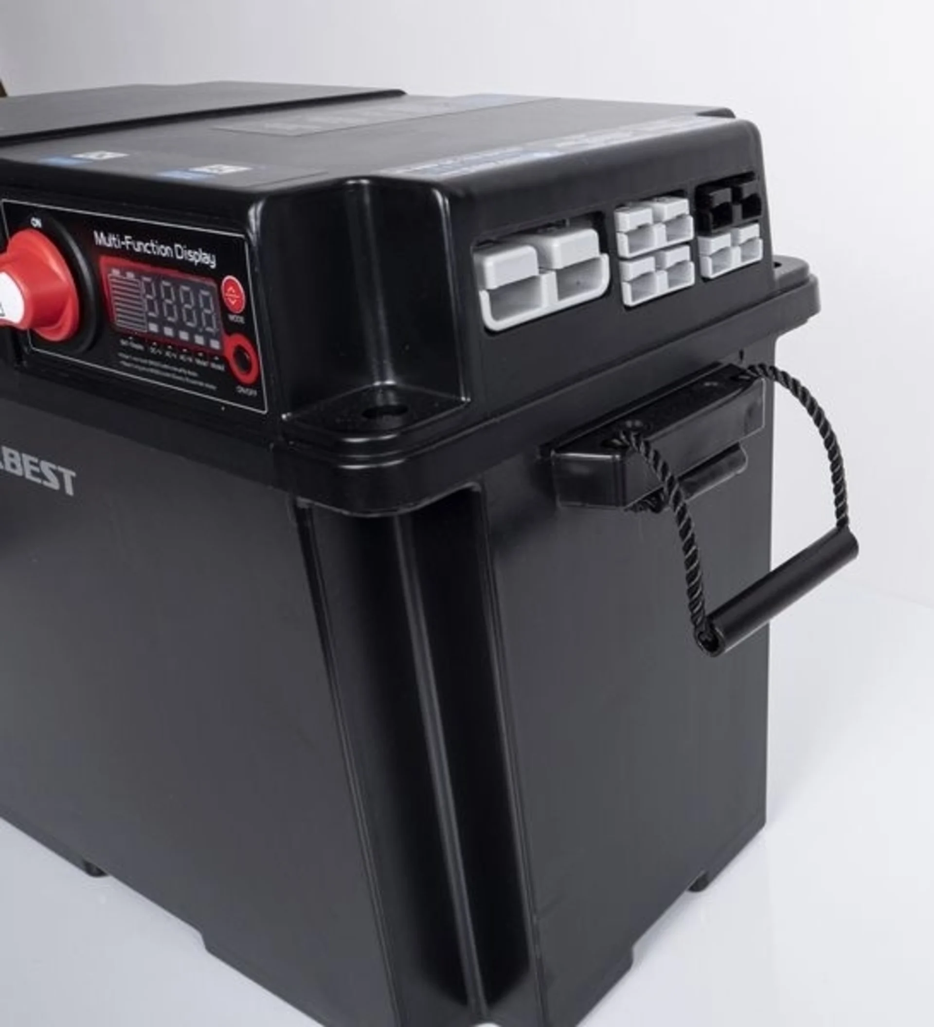 LithPowerUnit 80 - Multifunktionale Power Unit mit 1024 Wh LiFePO4 Batterie, Sinus-Wechselrichter 1000 W und MPPT-Solarregler