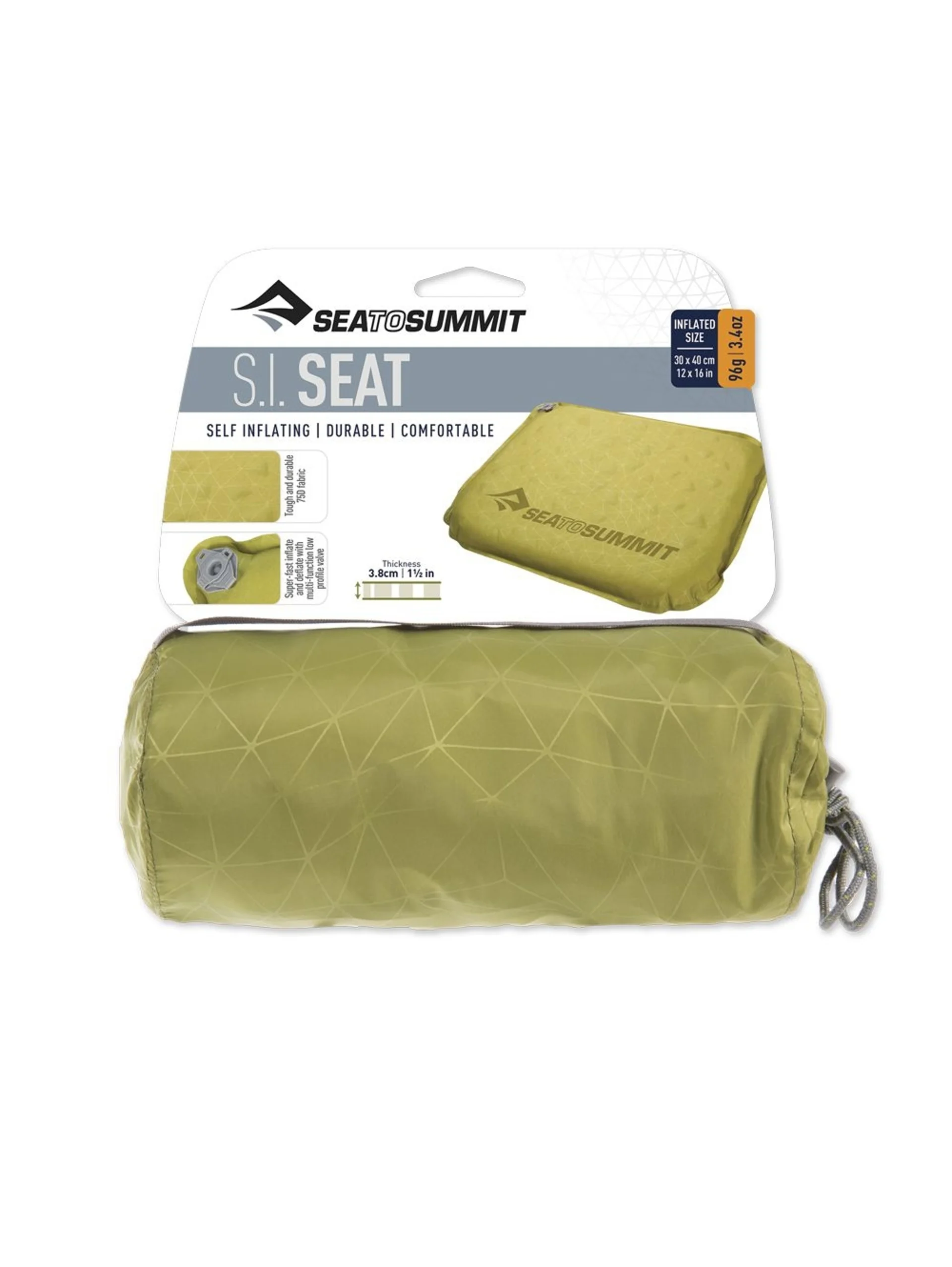 S.I. Delta V Seat Olive Sea to Summit Sitzkissen