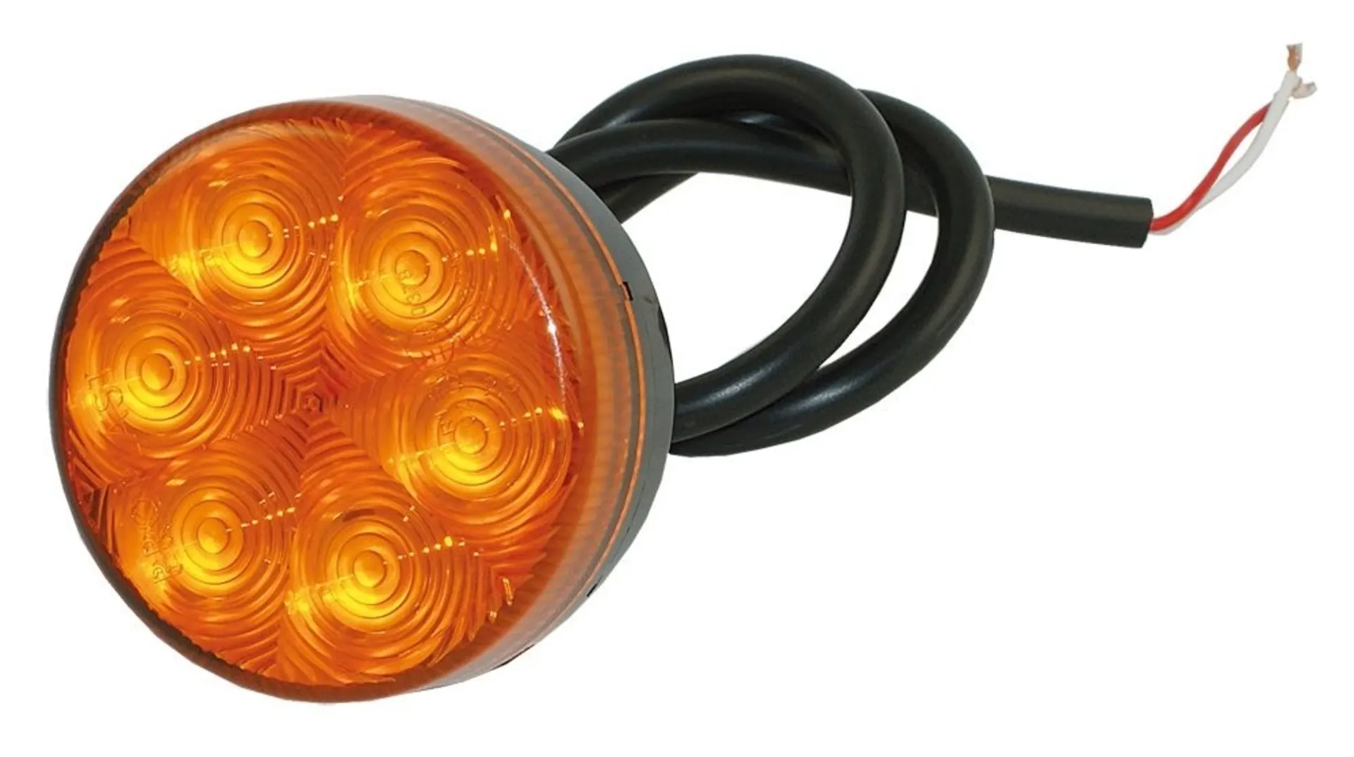 LED-Blinkleuchte 12/24V L+R, Aufbauversion ø 63 x 31mm, Kategorie 2a (hinten), ADR/GGVS