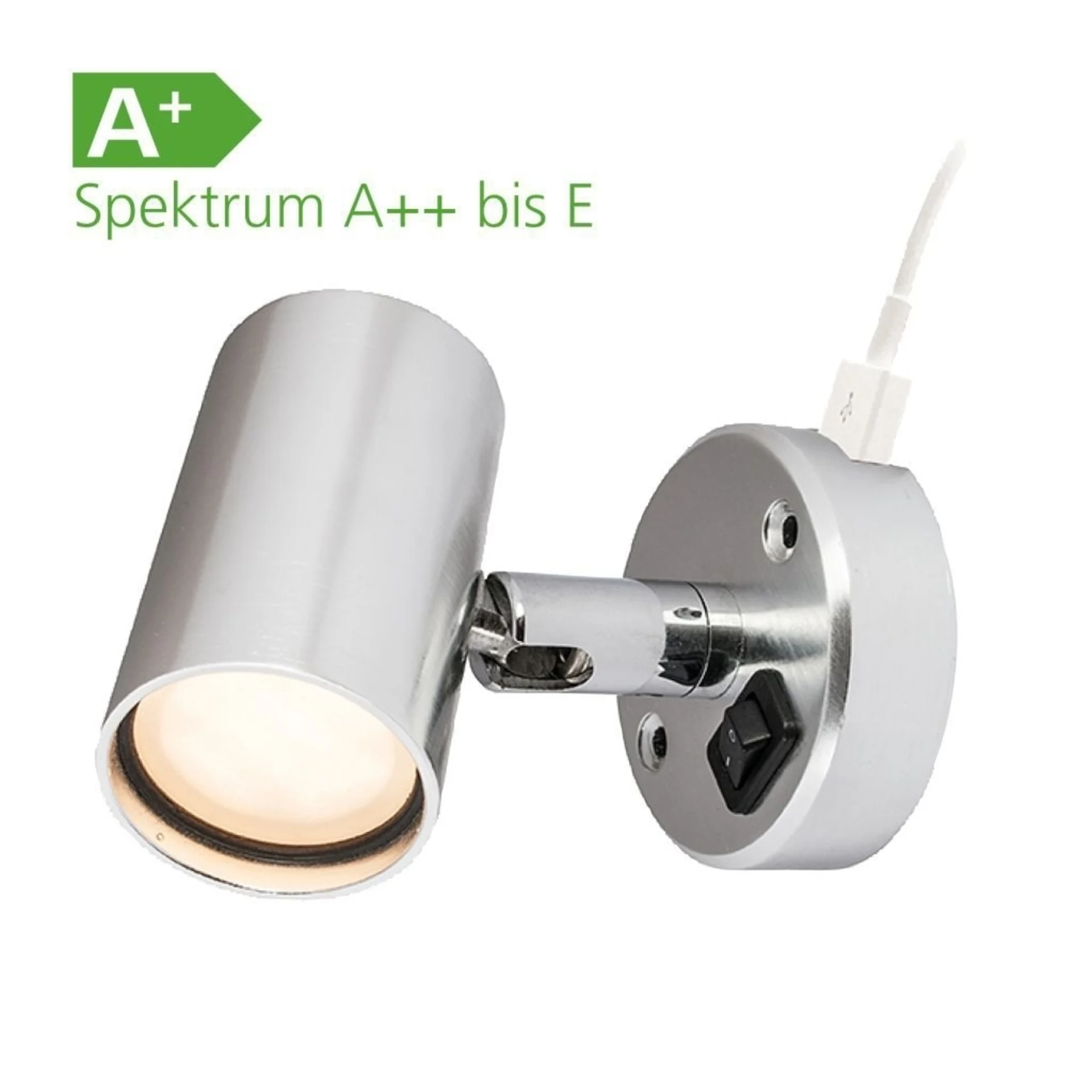 Aufbauspot Minitube D1, 1 x 18 SMD USB