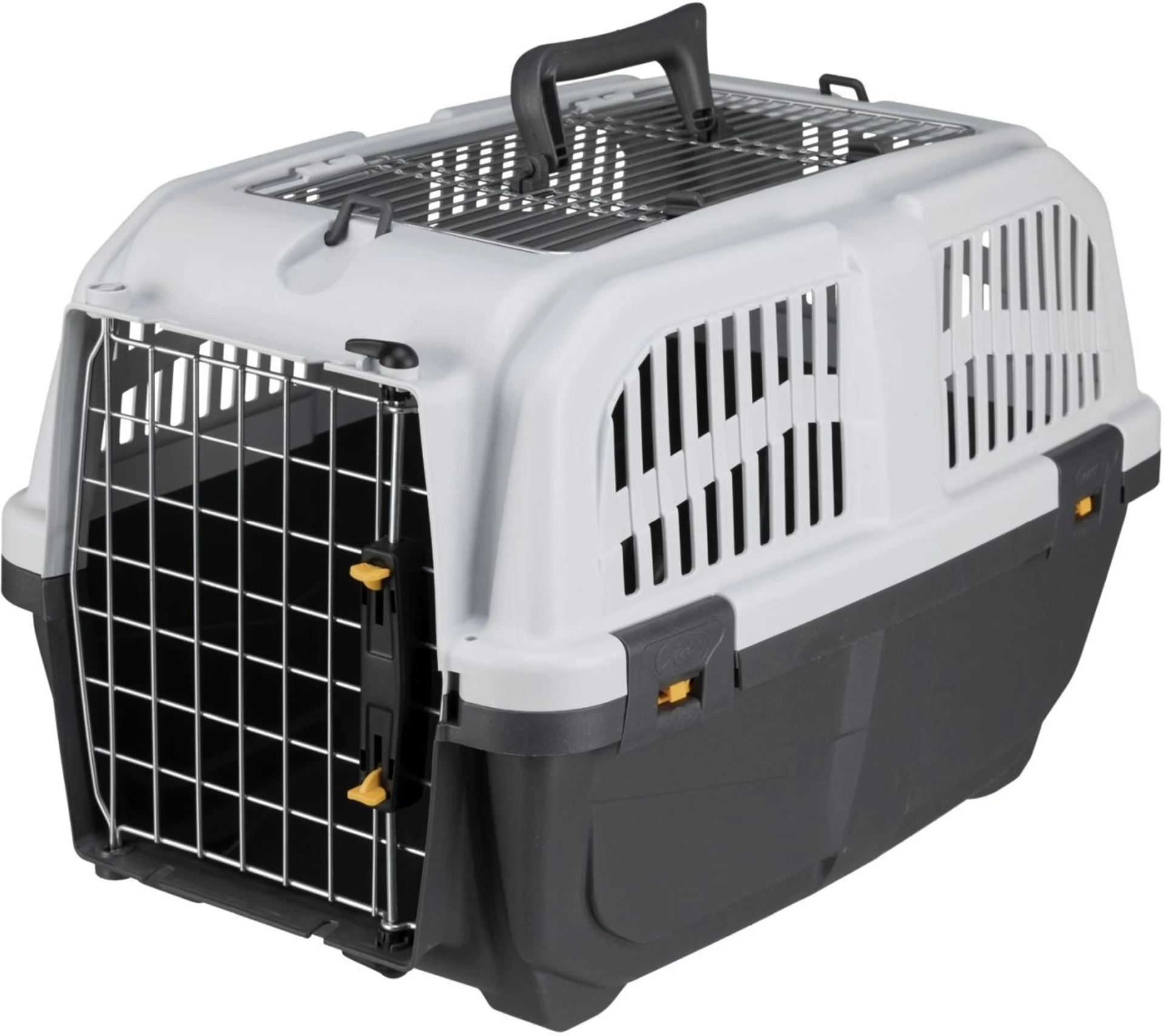 Jollypaw Transportbox Größe XS-S dunkelgrau/hellgrau