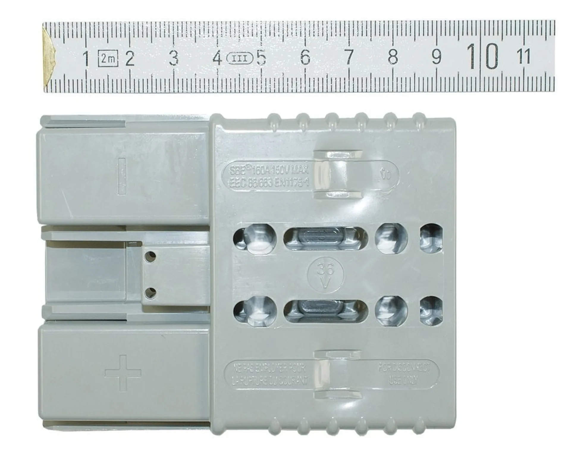 1 Stk. Stecker-Satz REMA 2-pol -35 mm2 grau