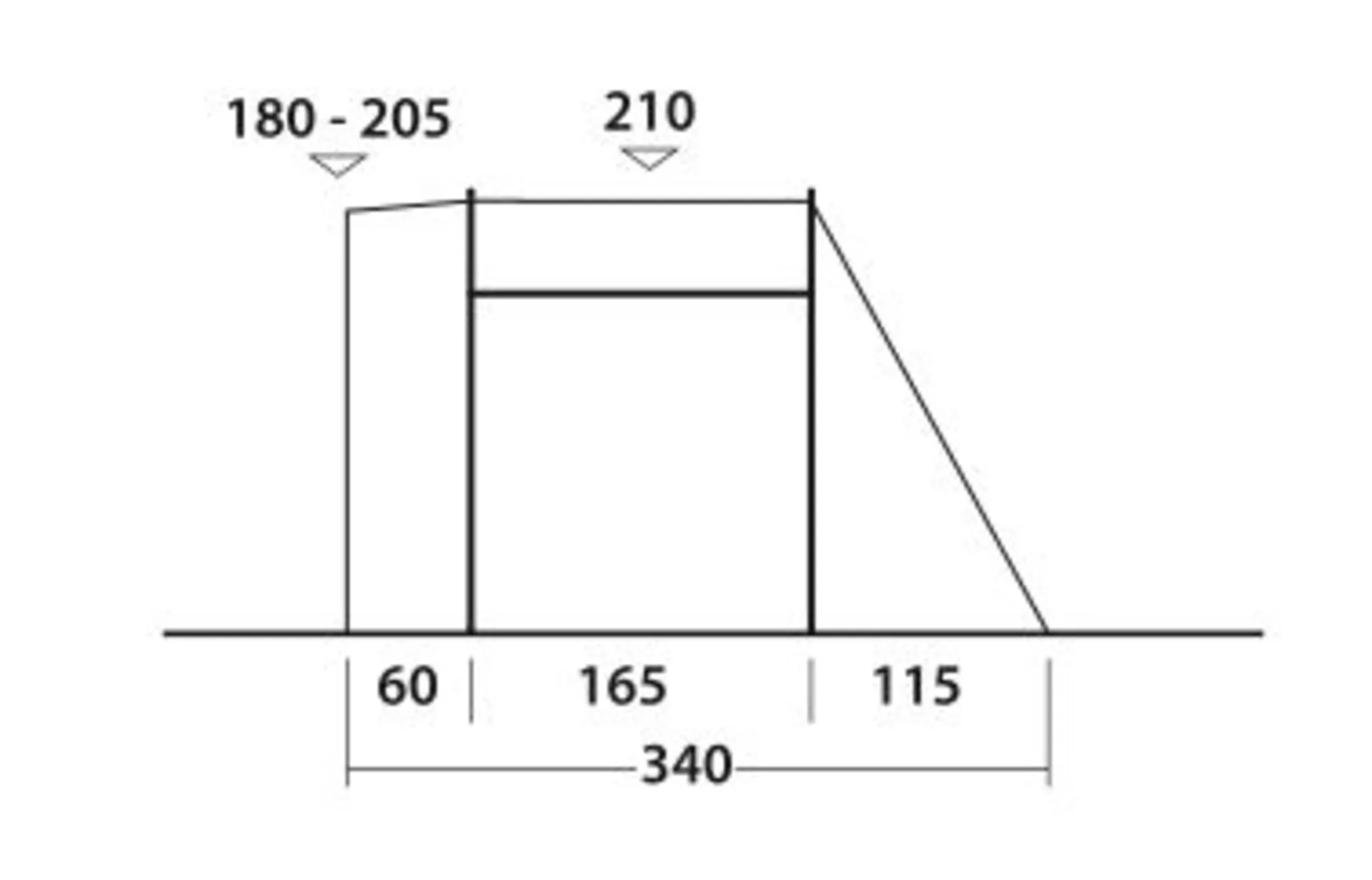 Easy Camp Shamrock Busvorzelt 270 x 310 x 200 cm