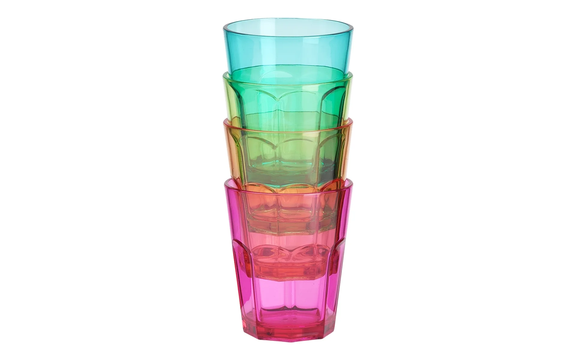 Verres à boire Soda 340 ml set de 4 verres multicolores