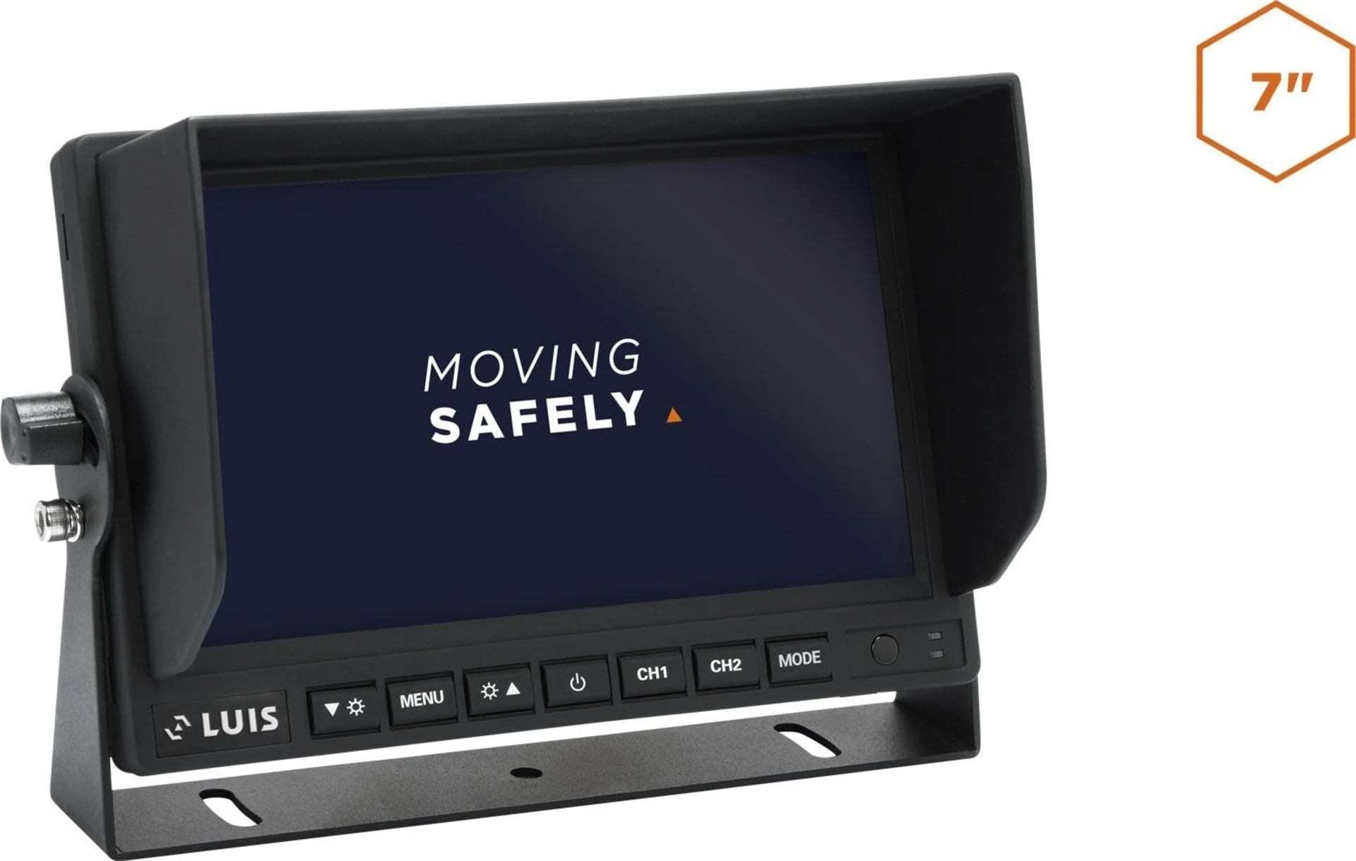 LUIS Basic Rückfahrsystem inkl. 7" Monitor 12 - 24 V weiß