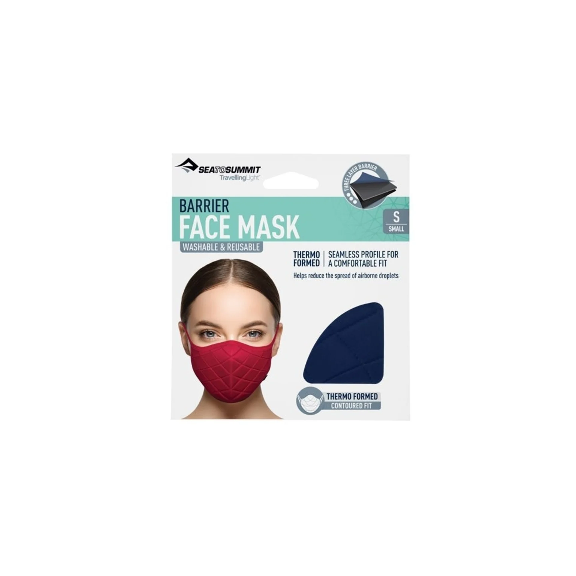 Gesichtsmaske X-Small Ocean Blue STS with HEIQ Viroblock