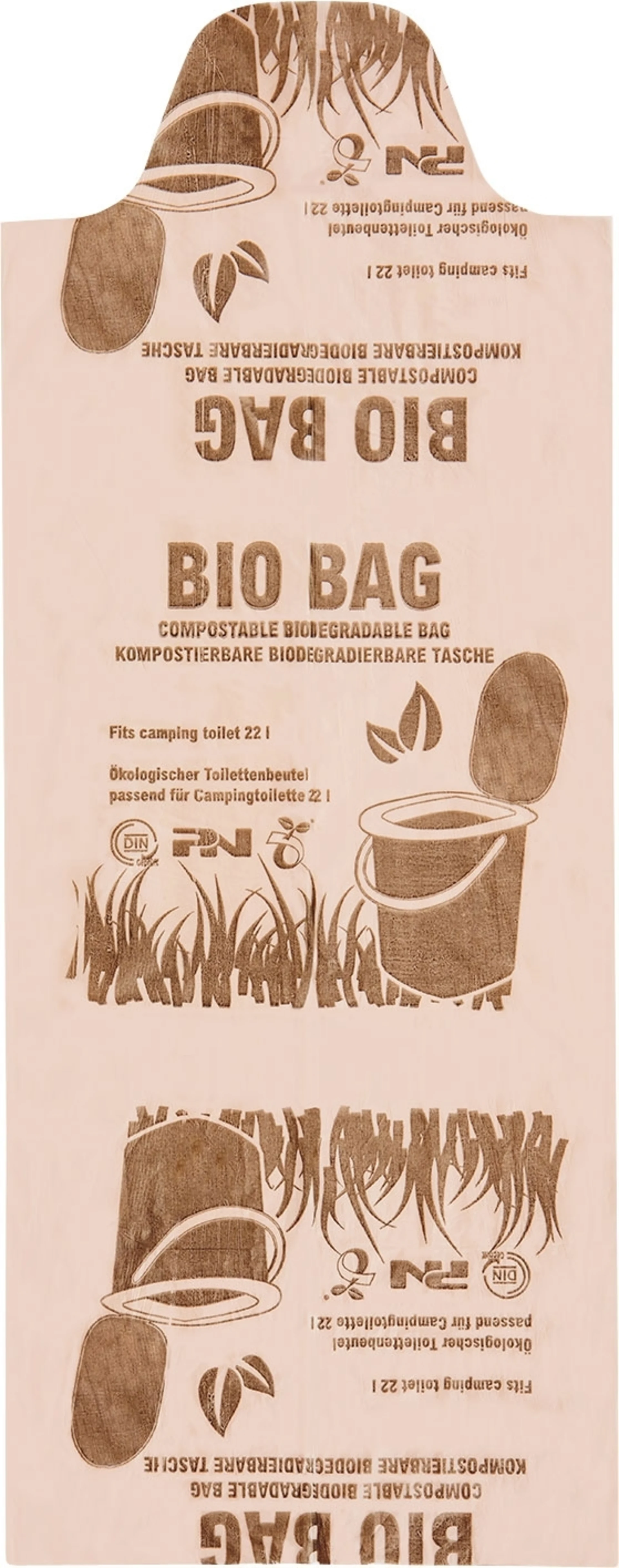 BranQ Bio Bag kompostierbare Toilettenbeutel 22 Liter