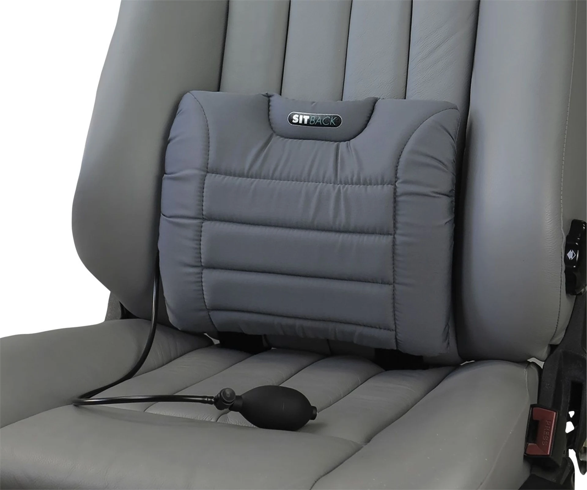 Sitback Air Living Fahrzeug Rückenkissen 31 x 26 cm Grau