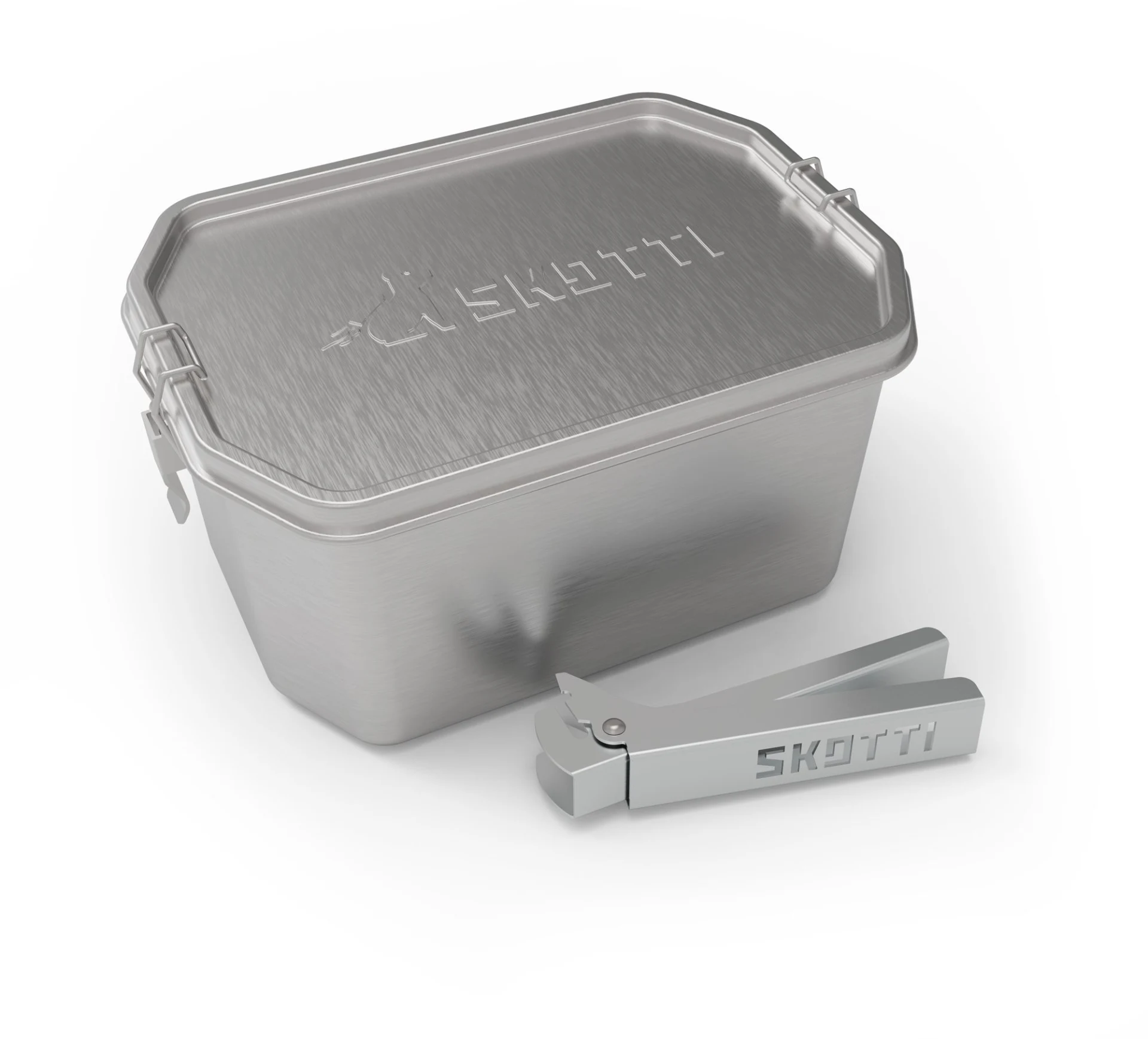 Skotti Multifunktionsbox Boks für Skotti Grill inklusive Hebezange 2,5 Liter