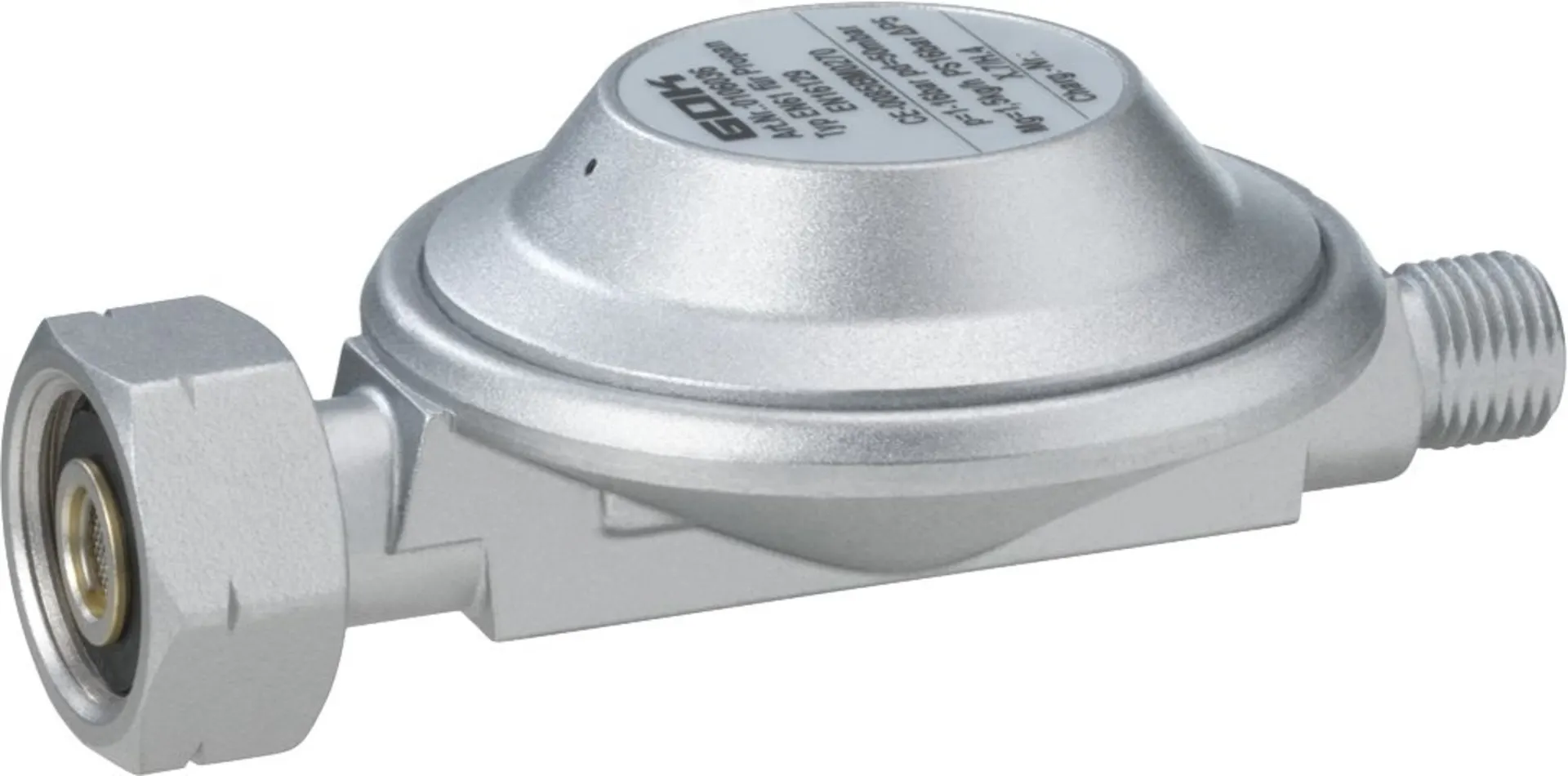 GOK Régulateur basse pression type EN61 sortie droite 1,5 kg/h 50 mbars