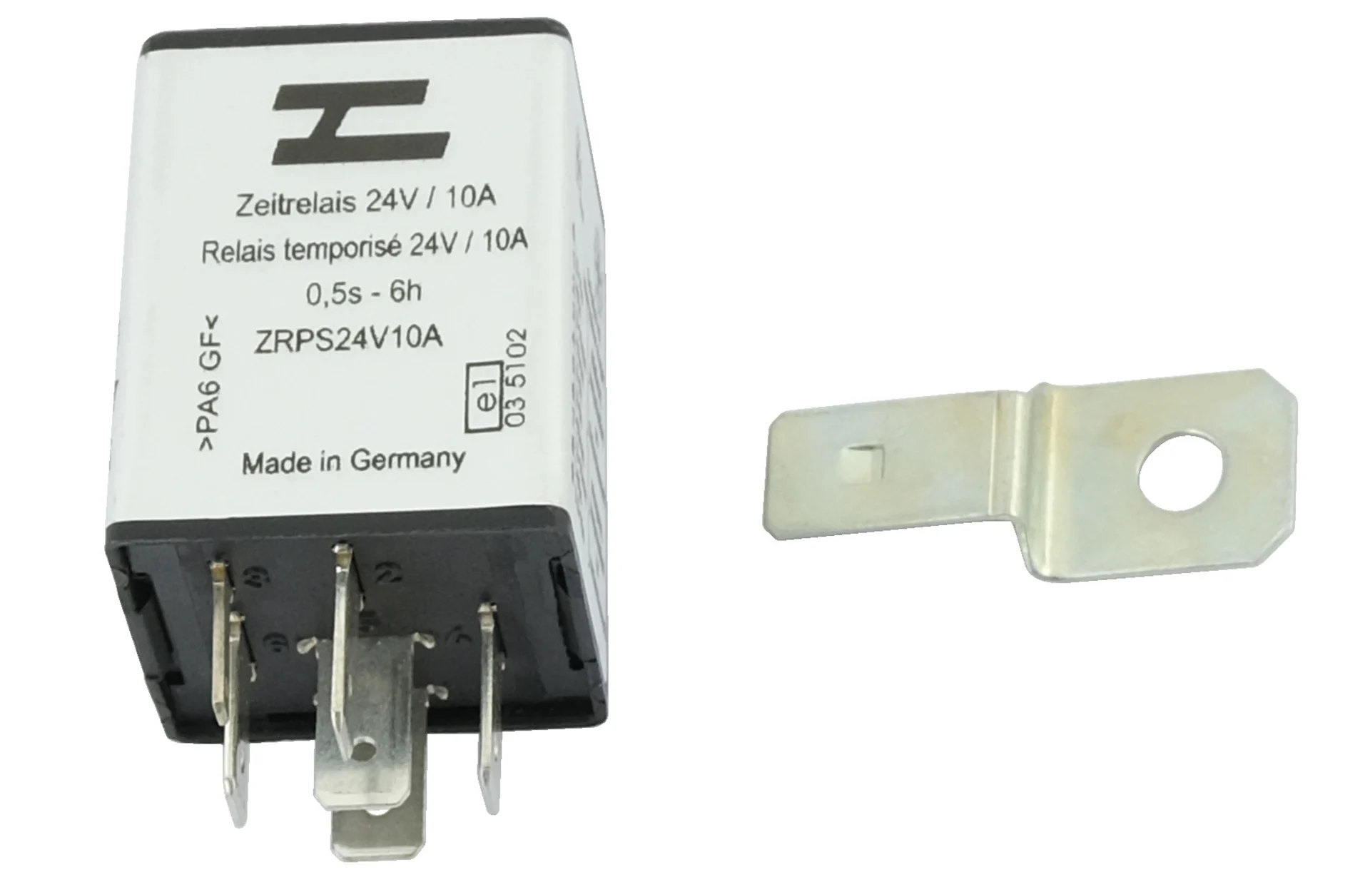Zeitrelais 24V 10A universal Ein- oder Ausschaltverzögerung 0.5s - 6h, IP54