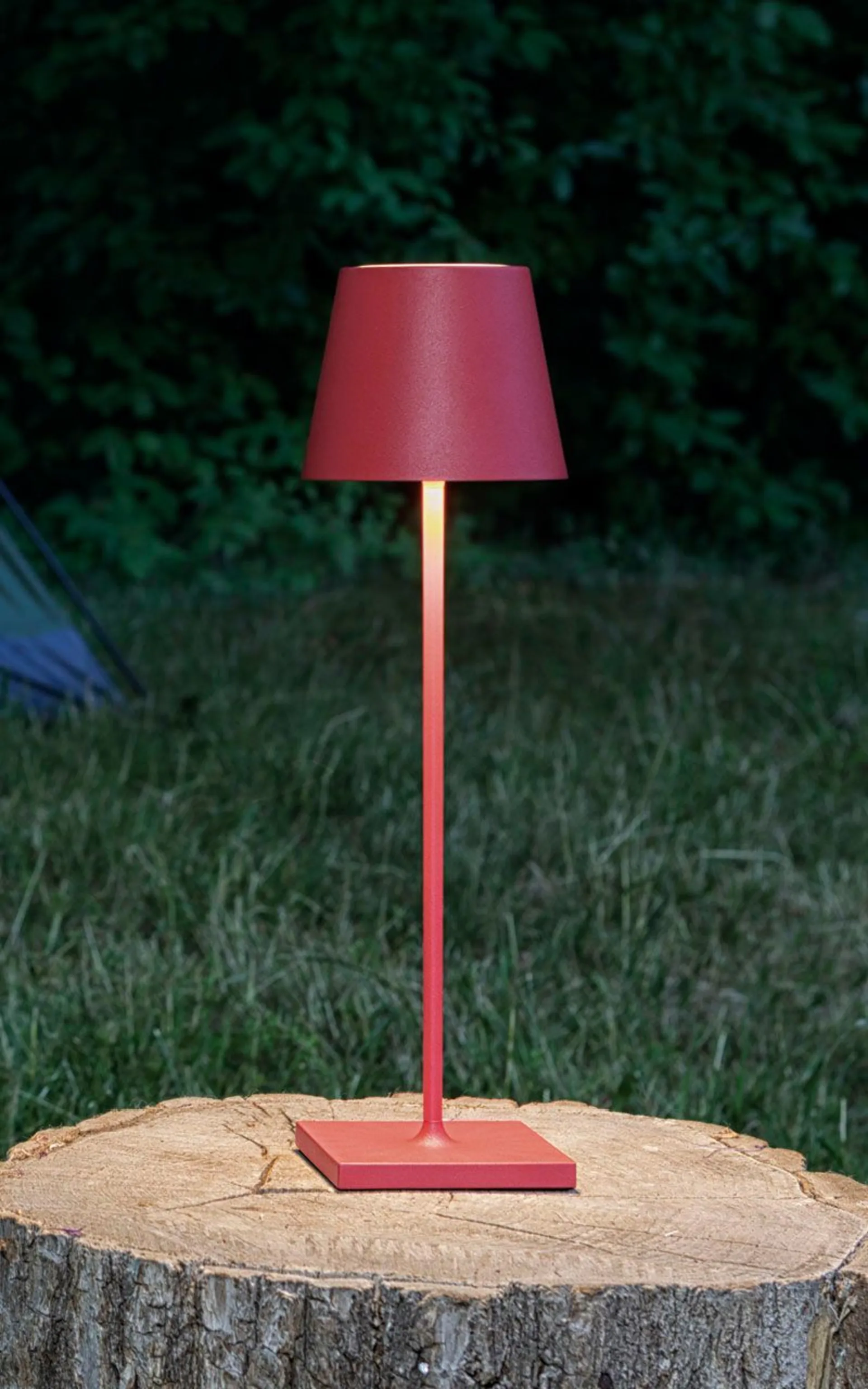 Sigor Akku-Tischleuchte Nuindie 380 mm rot