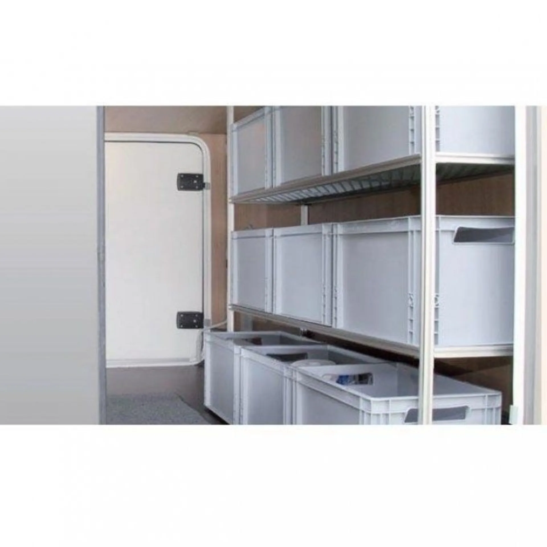 Abenteuer Caravan Regalsystem L120 inkl. 9 Stapelboxen