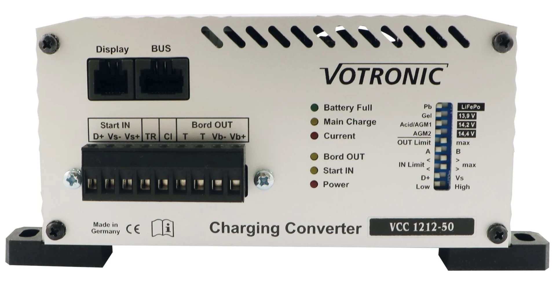 12V Ladewandler mit 50A Ladegerät und Booster kombiniert - VCC 1212-50