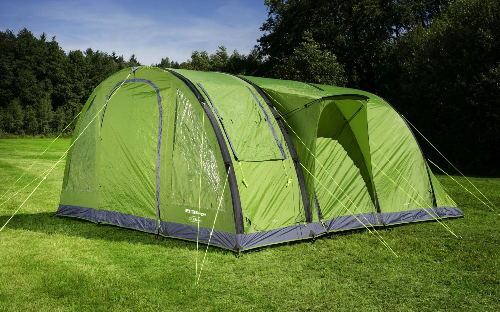 Tente Berger Sierra 6-L incl. cabine de couchage noire Tente Berger Sierra 6-L incl. cabine de couchage noire