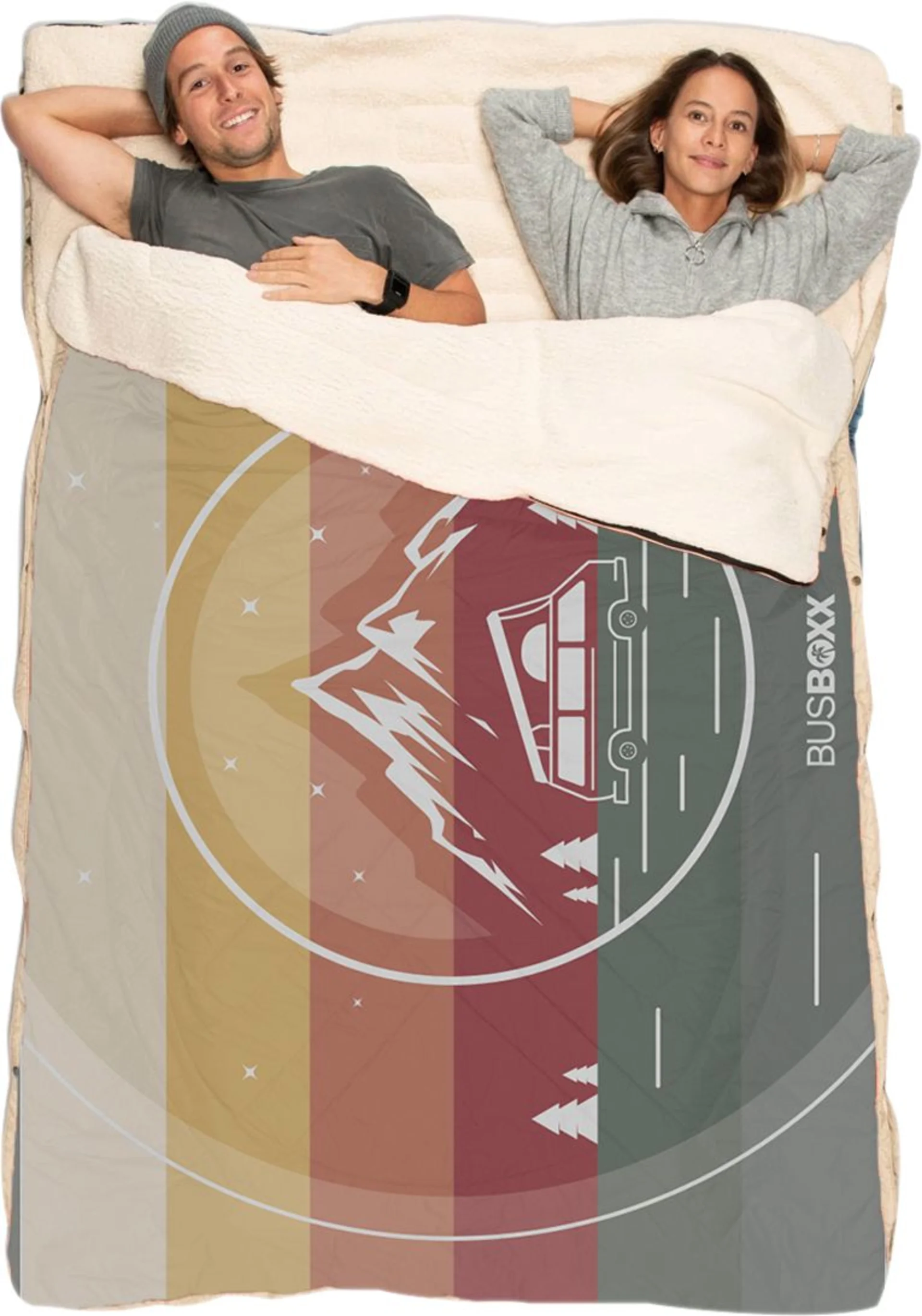 BusBoxx Voited CloudTouch 4 en 1 – Couverture de camping BusBoxx BusBoxx Voited CloudTouch 4 en 1 – Couverture de camping BusBoxx