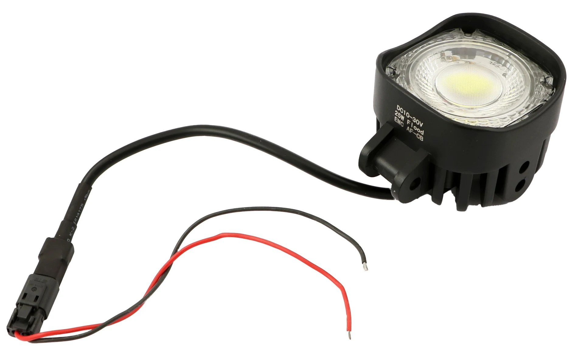 Kompakt - LED-Arbeitsscheinwer 12/24 V 93 x 98 mm, 3000 Lumen, IP68, 10 - 30 V, 25 W